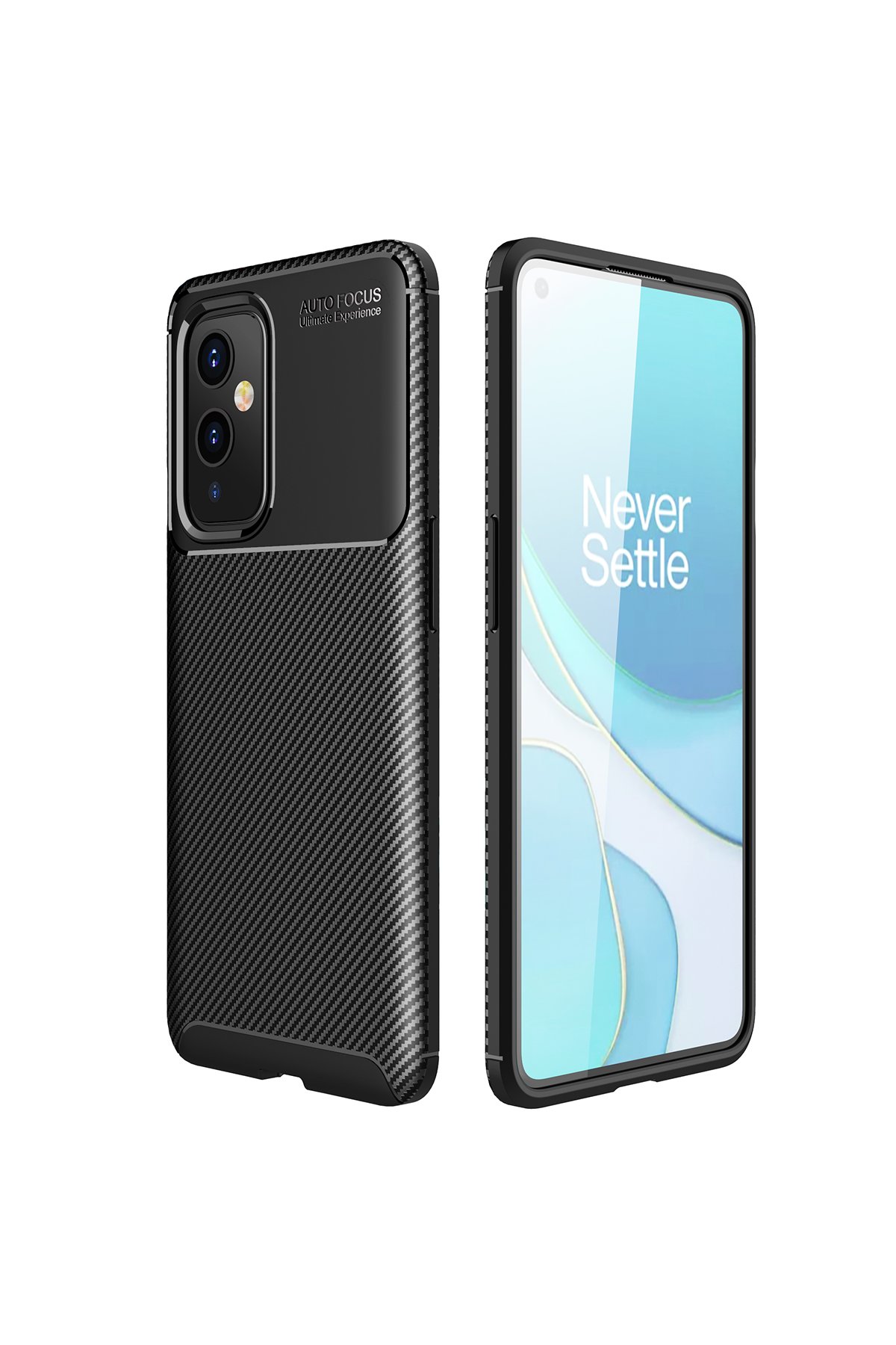 Newface One Plus 9 Kılıf Nano içi Kadife Silikon - Kırmızı