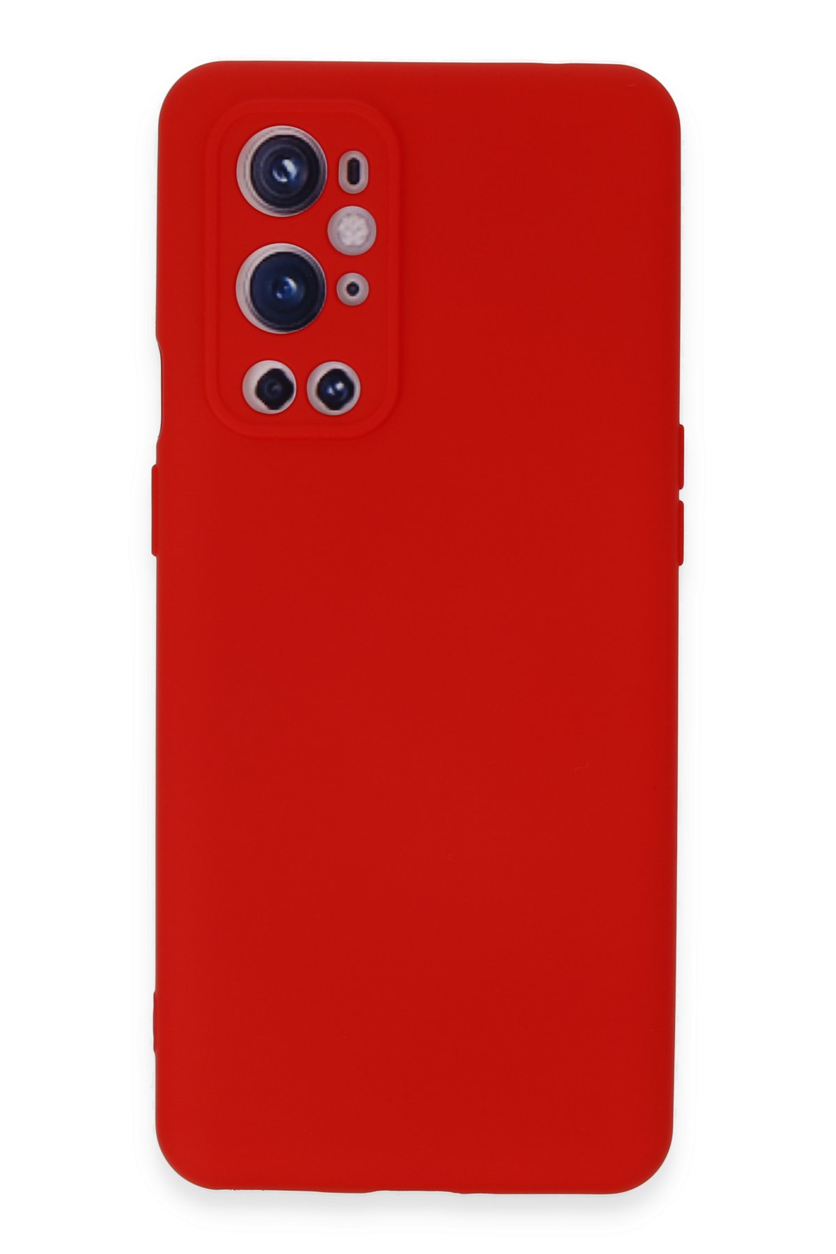 Newface One Plus 9 Pro Kılıf Volet Silikon - Kırmızı