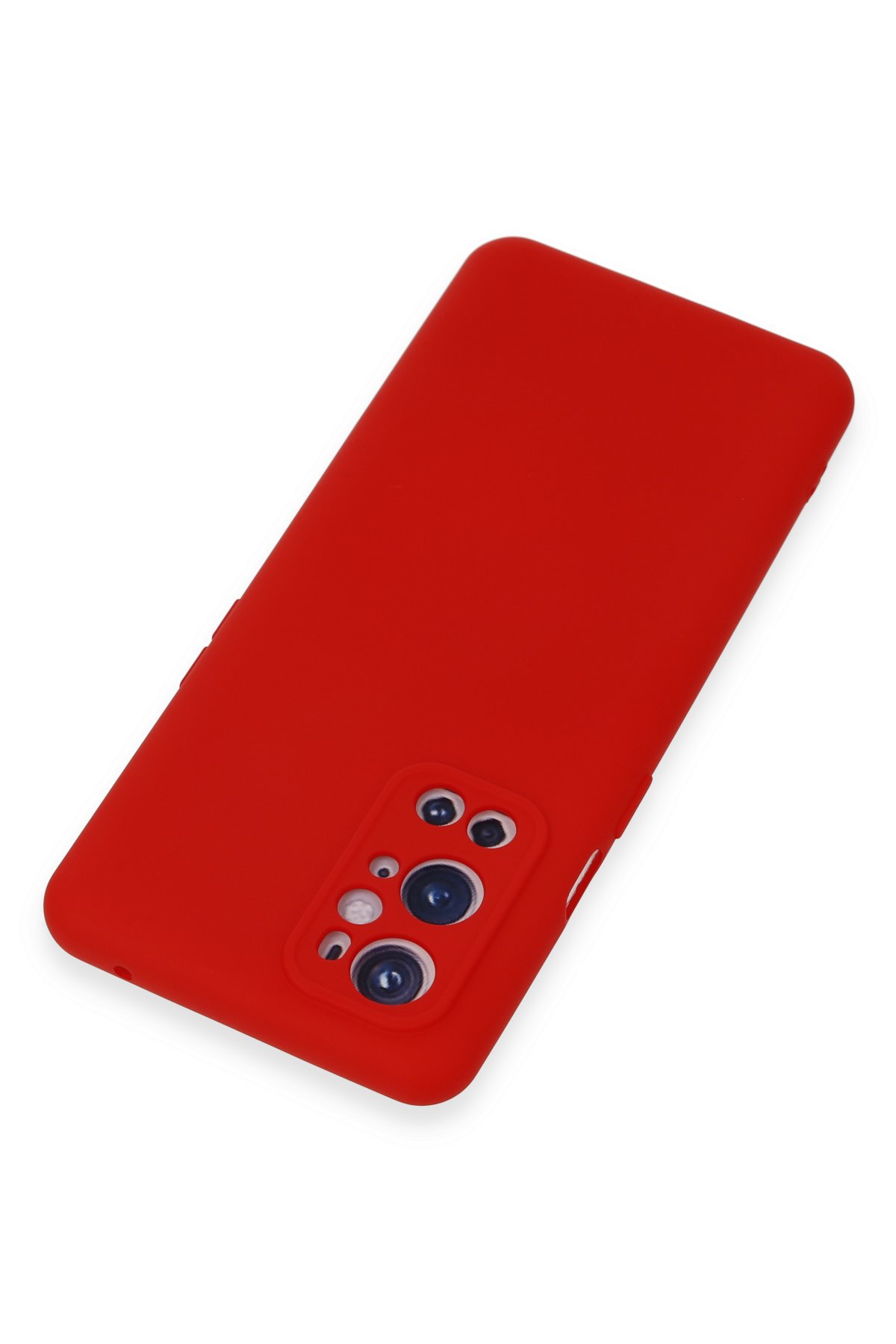 Newface One Plus 9 Pro Kılıf Volet Silikon - Kırmızı