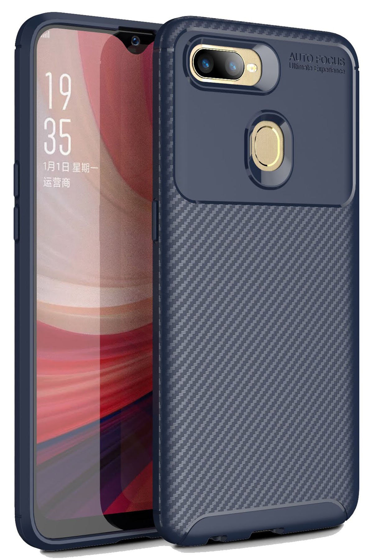 Newface Oppo A12 Kılıf Gros Yüzüklü Silikon - Gümüş