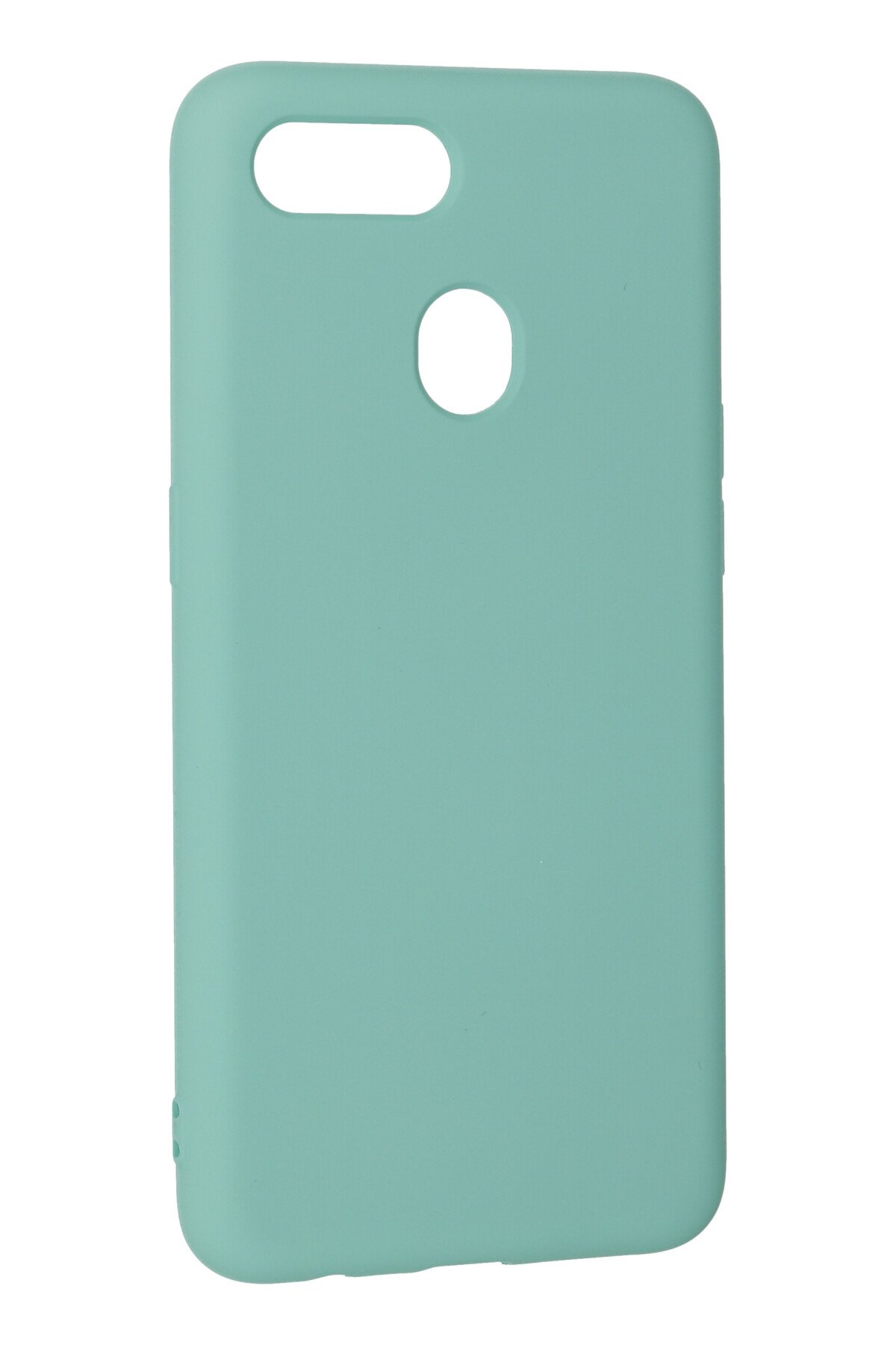 Newface Oppo A12 Kılıf Nano içi Kadife Silikon - Koyu Yeşil