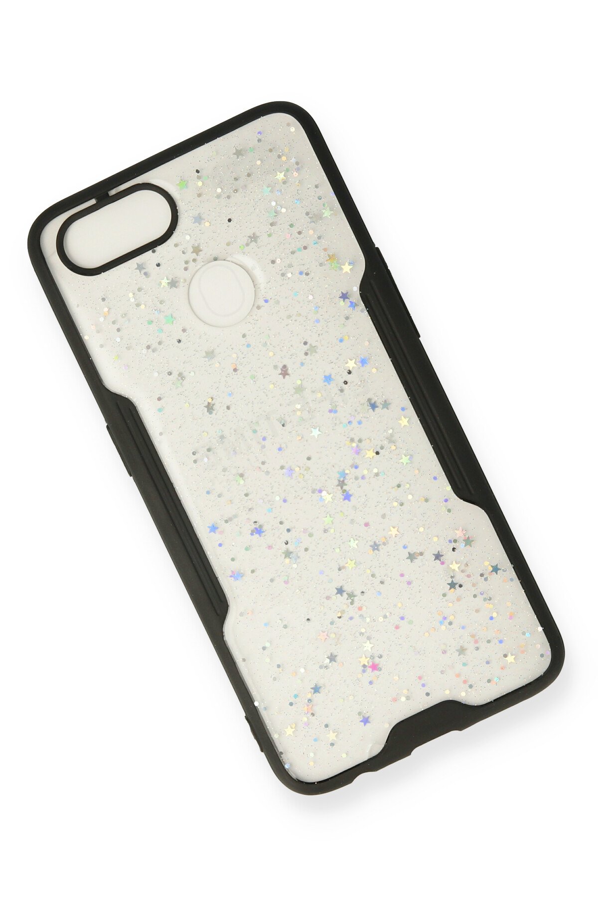 Newface Oppo A12 Kılıf Gros Yüzüklü Silikon - Gold