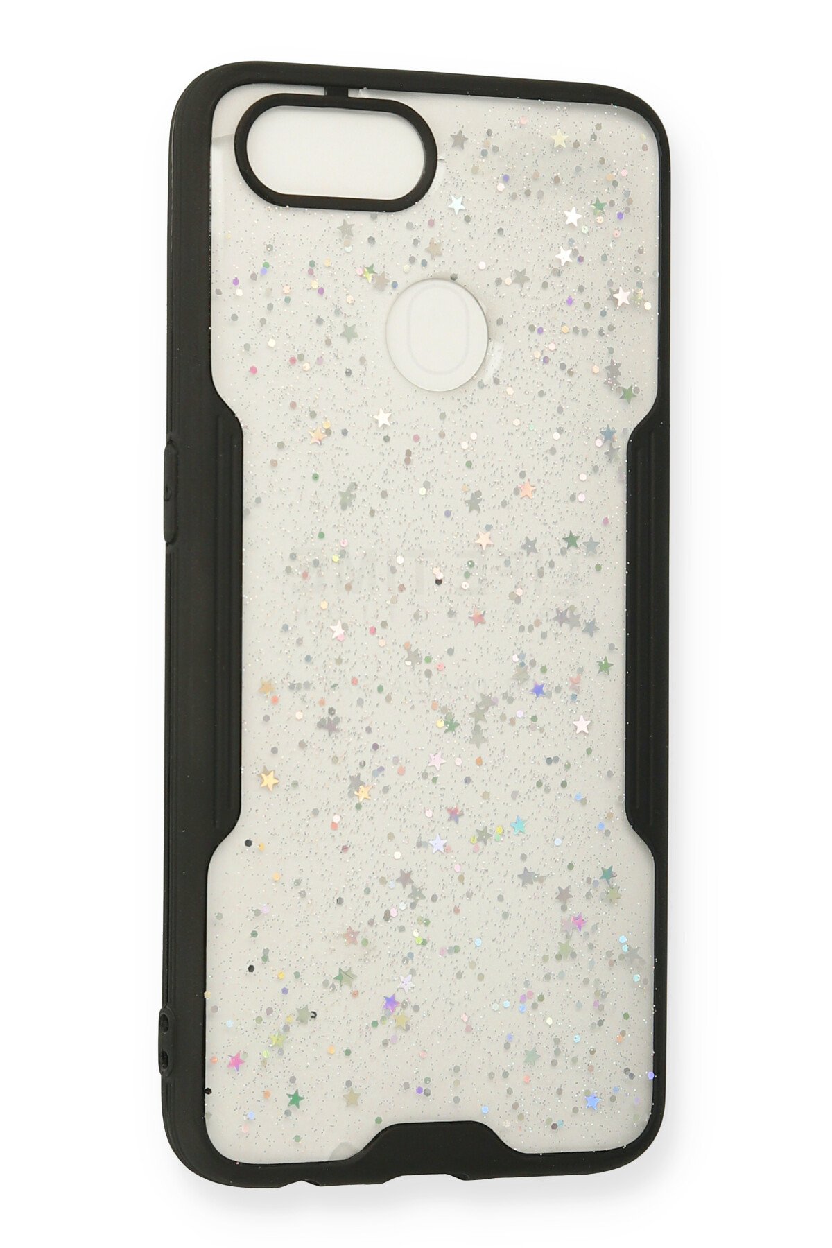 Newface Oppo A12 Kılıf Gros Yüzüklü Silikon - Gold