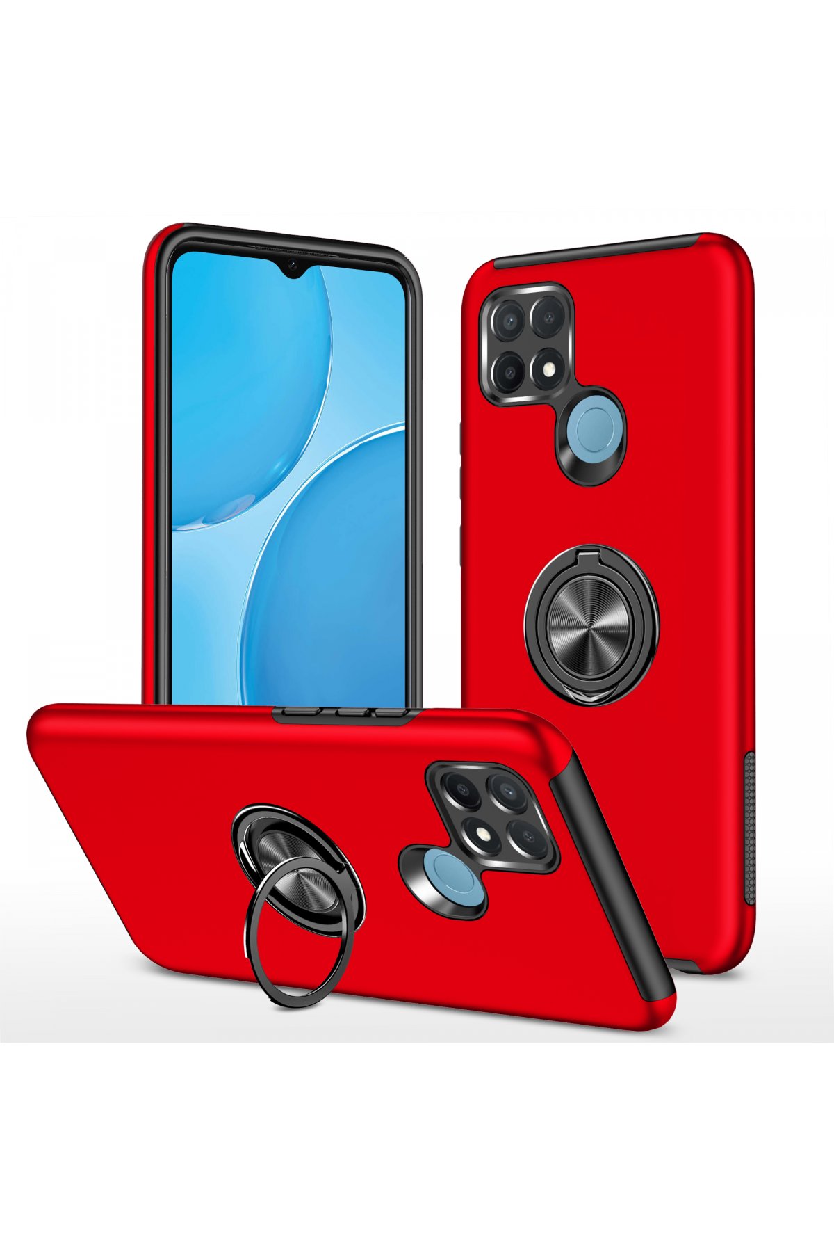 Newface Oppo A15 Kılıf First Silikon - Siyah