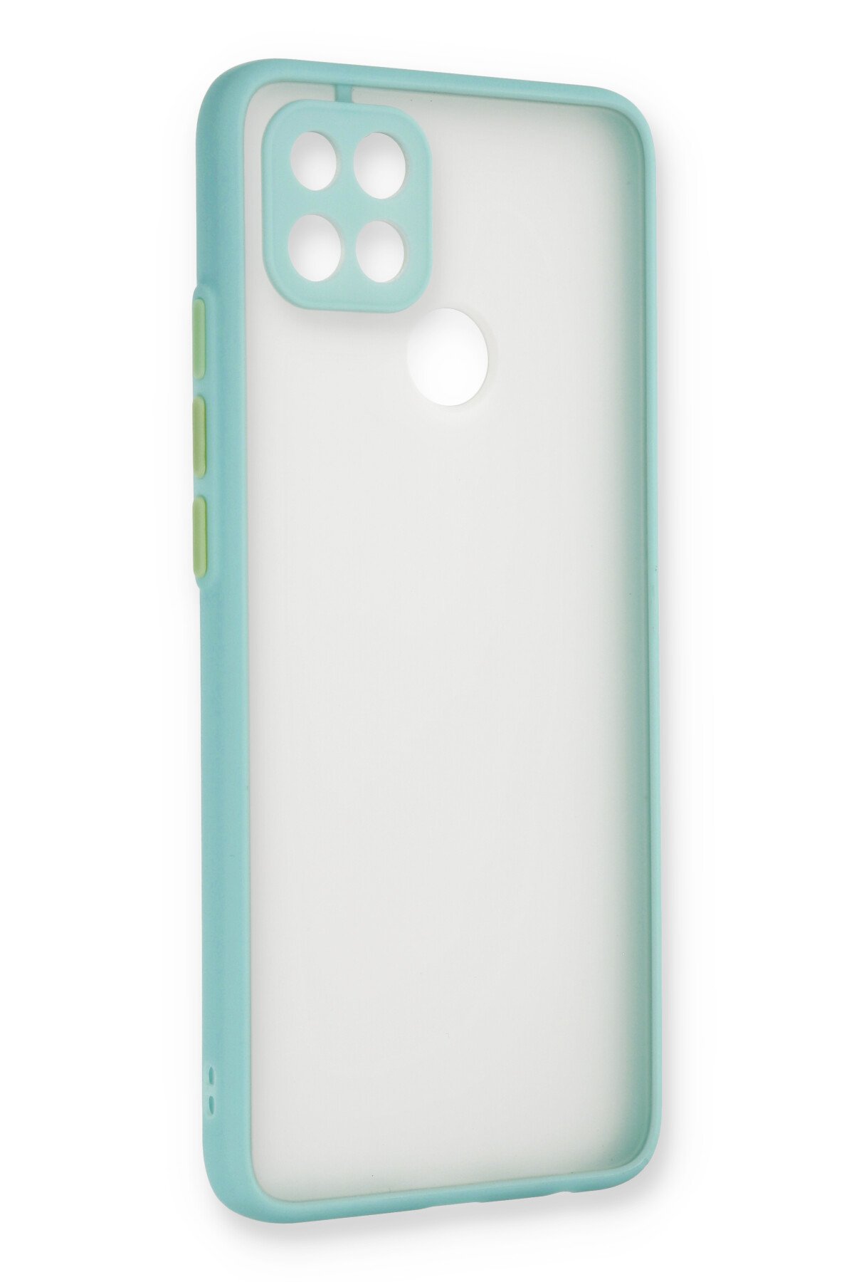 Newface Oppo A15 Kılıf Platin Silikon - Lacivert