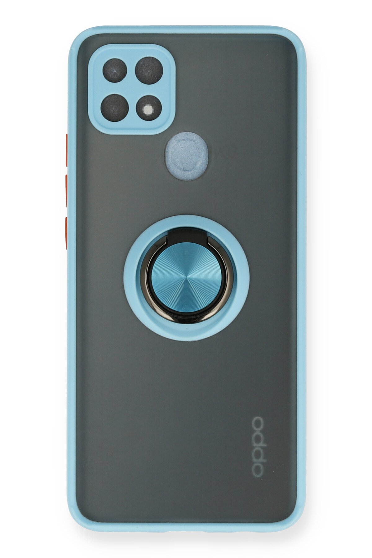 Newface Oppo A15S Kılıf Auto Focus Kapak - Siyah