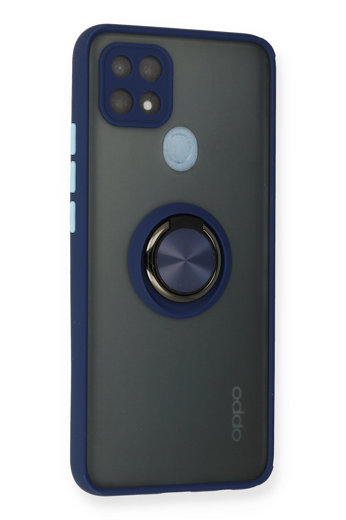 Newface Oppo A15 Kılıf Auto Focus Kapak - Lacivert