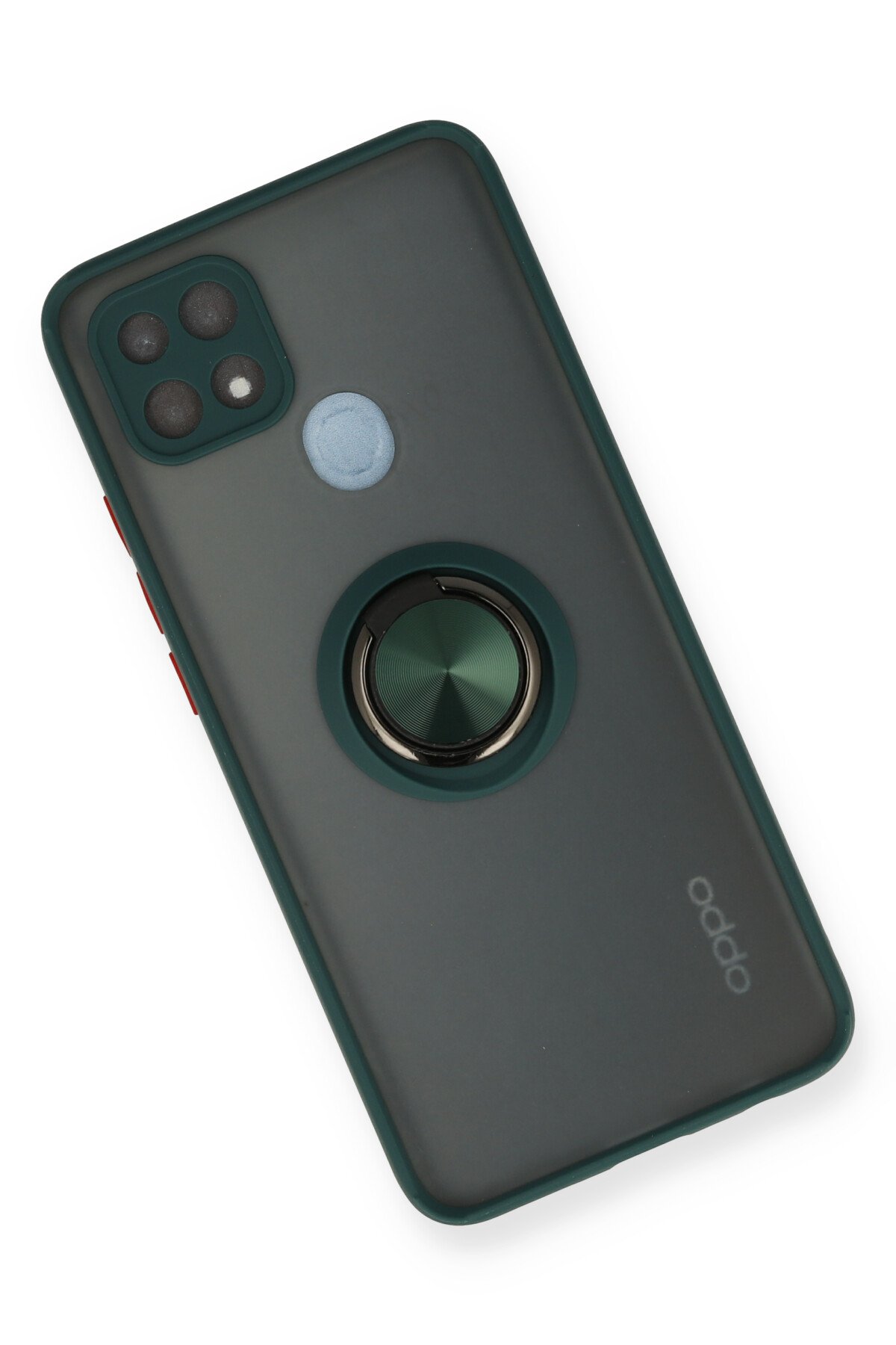 Newface Oppo A15 Kılıf Color Lens Silikon - Siyah