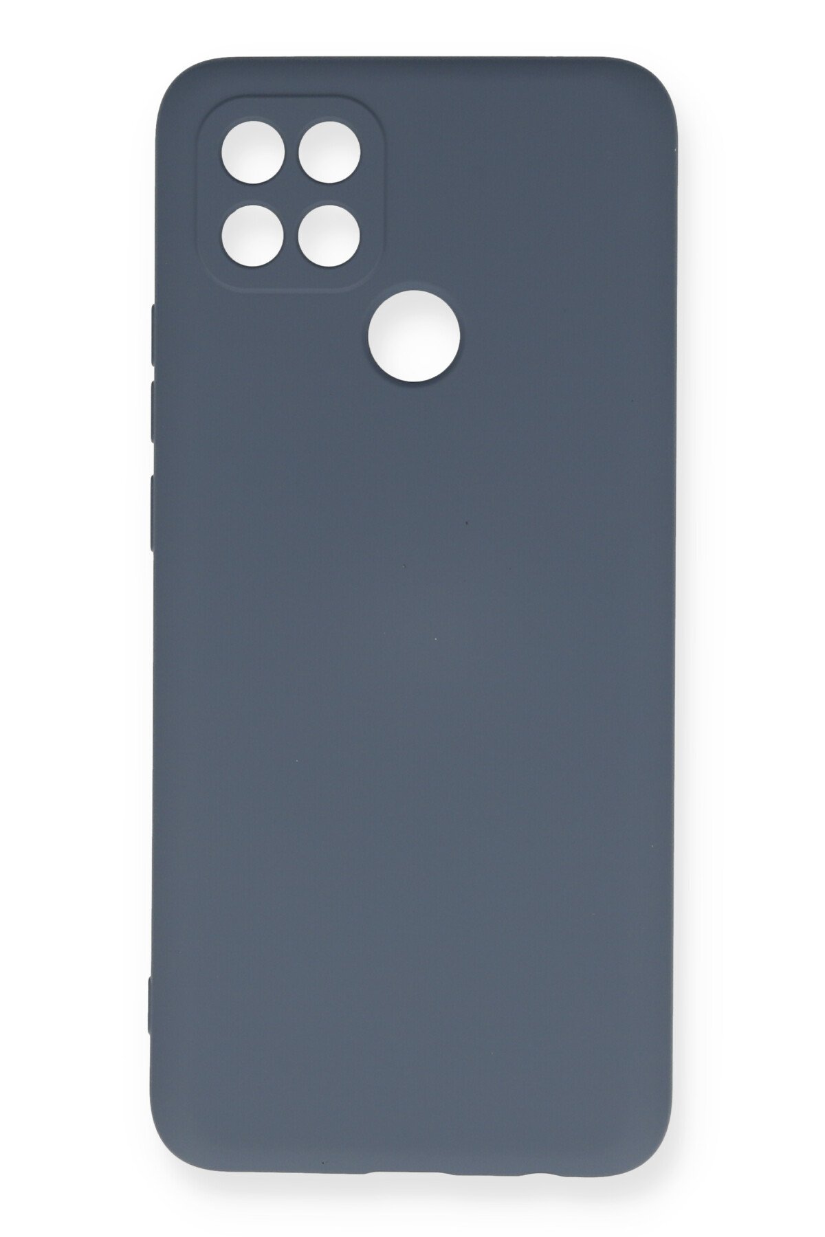 Newface Oppo A15S Kılıf Nano içi Kadife  Silikon - Lila