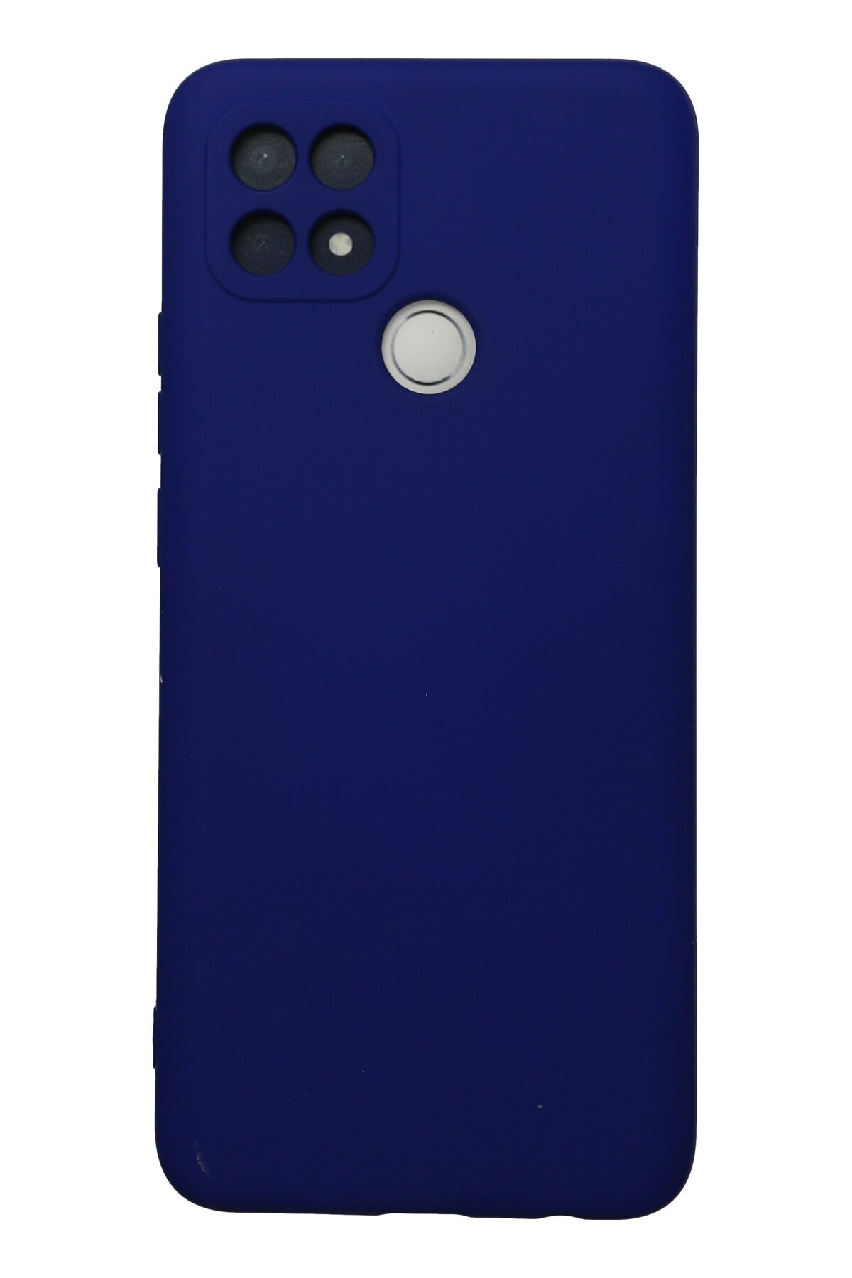 Newface Oppo A15S Kılıf Auto Focus Karbon Kapak - Lacivert