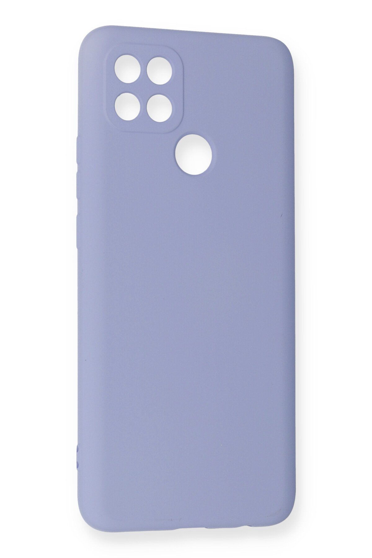 Newface Oppo A15S Kılıf Platin Silikon - Lila