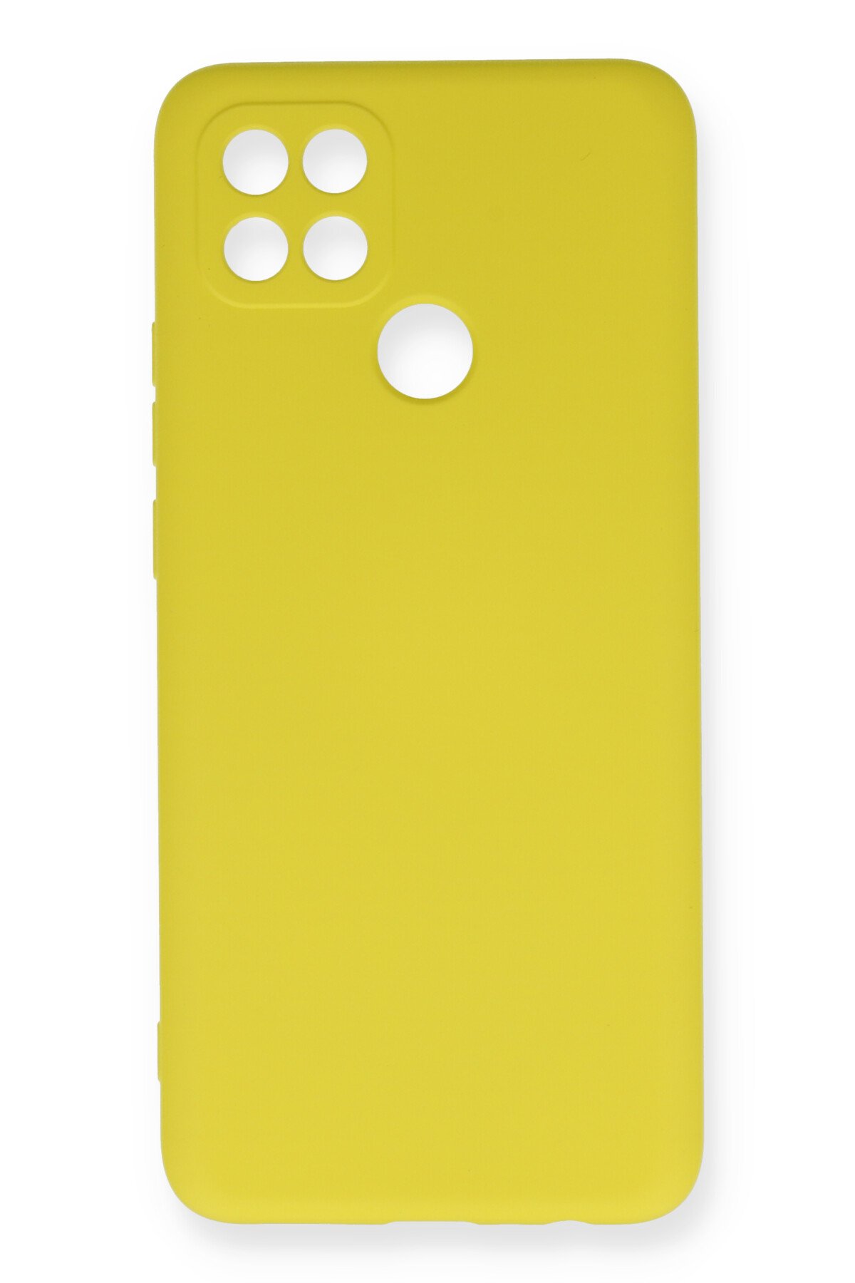 Newface Oppo A15 Kılıf Nano içi Kadife Silikon - Siyah