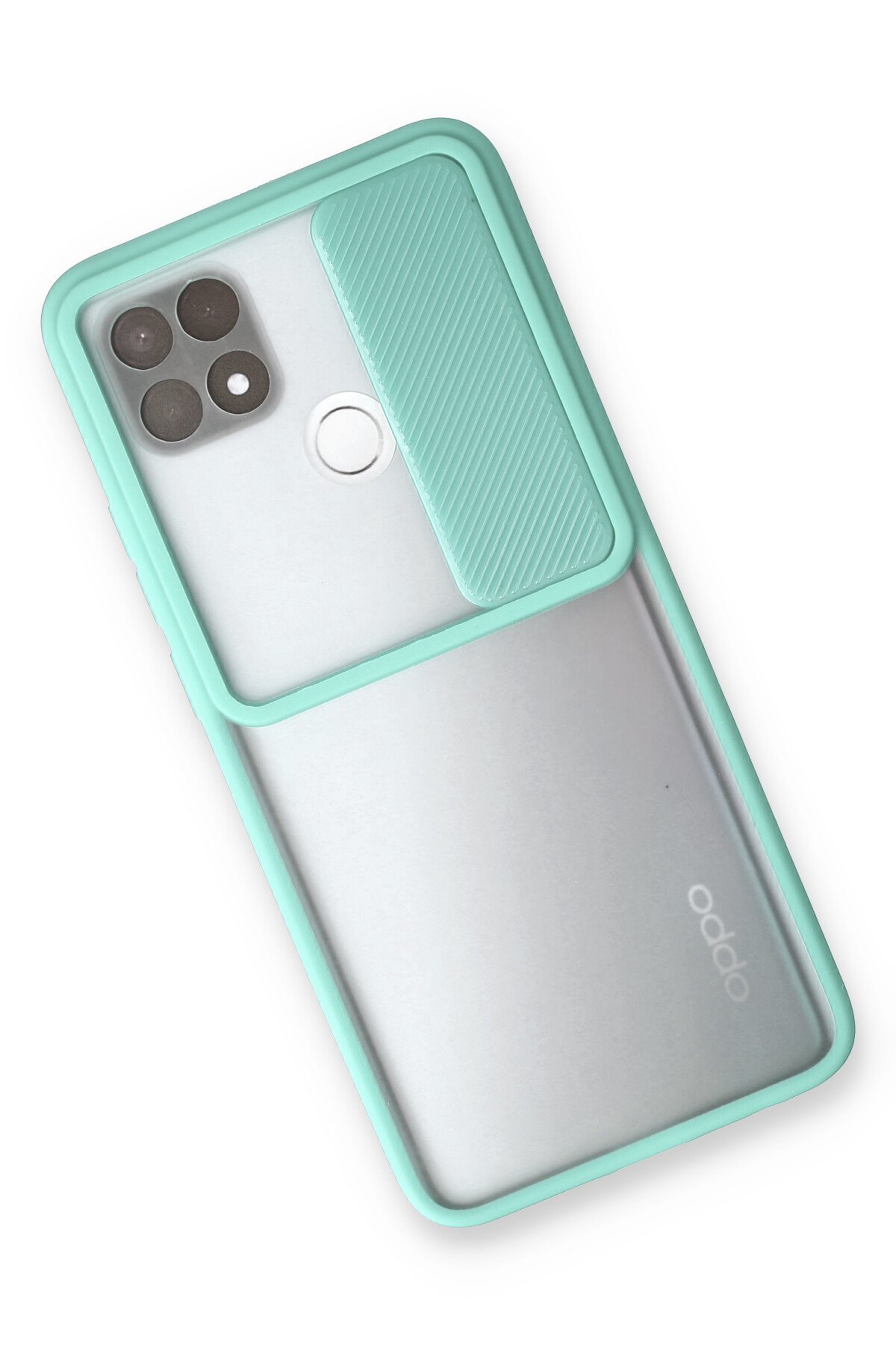 Newface Oppo A15 Kılıf Nano içi Kadife Silikon - Lila