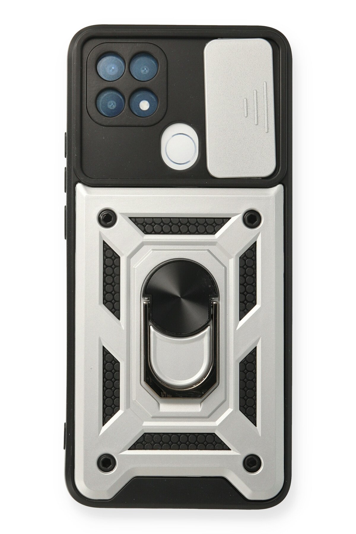 Newface Oppo A15S Kılıf First Silikon - Siyah