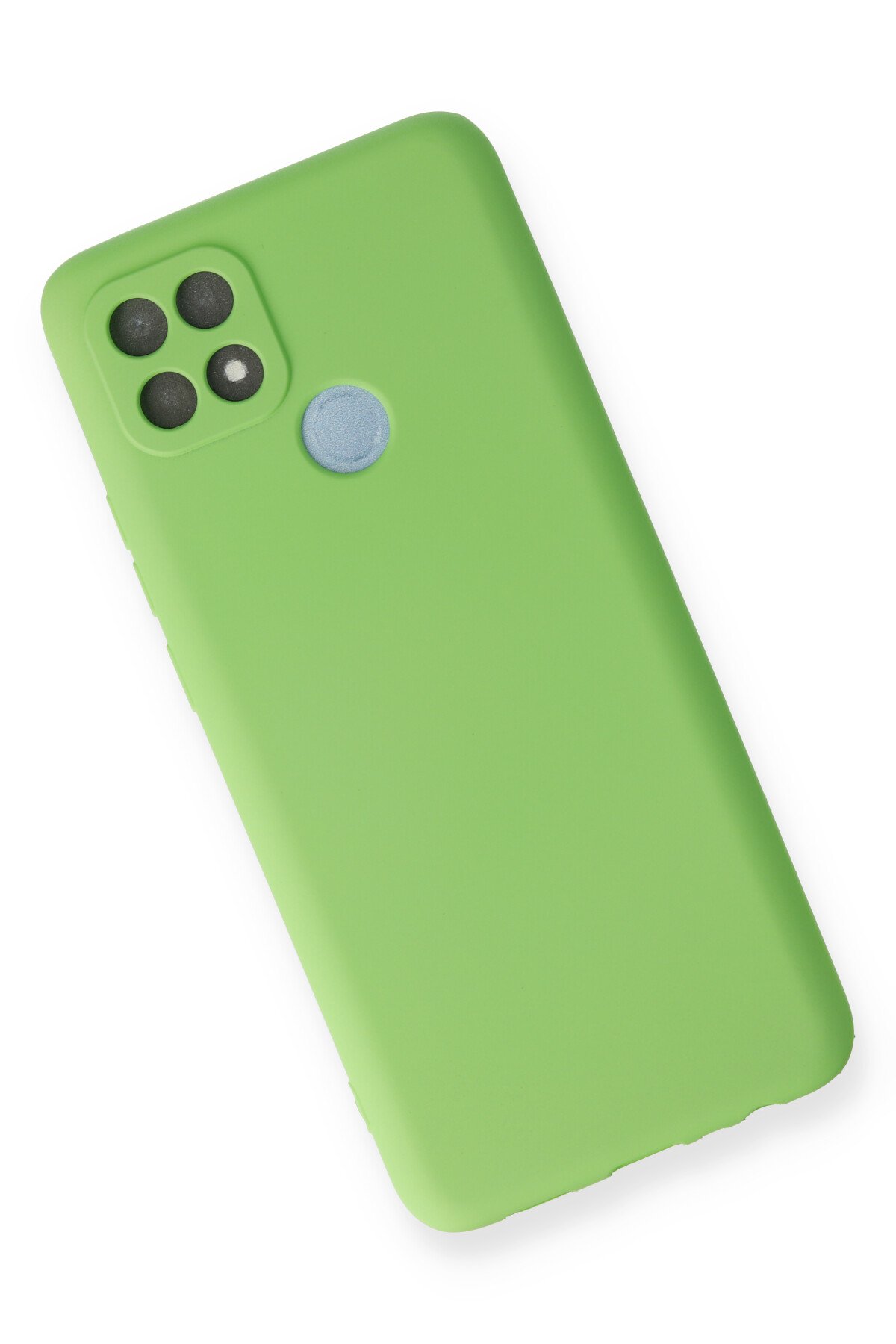 Newface Oppo A15S Kılıf Loop Deri Silikon - Siyah