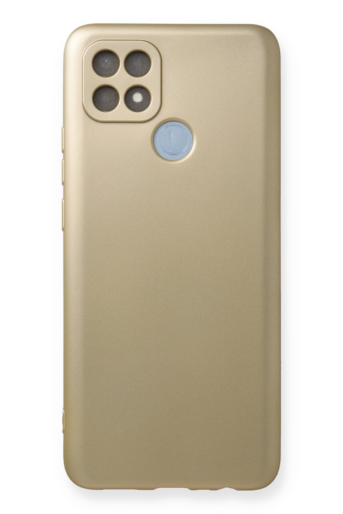 Newface Oppo A15S Kılıf Platin Silikon - Lila