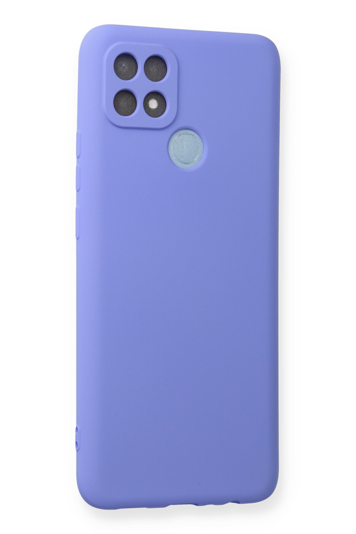 Newface Oppo A15S Kılıf Platin Silikon - Lila