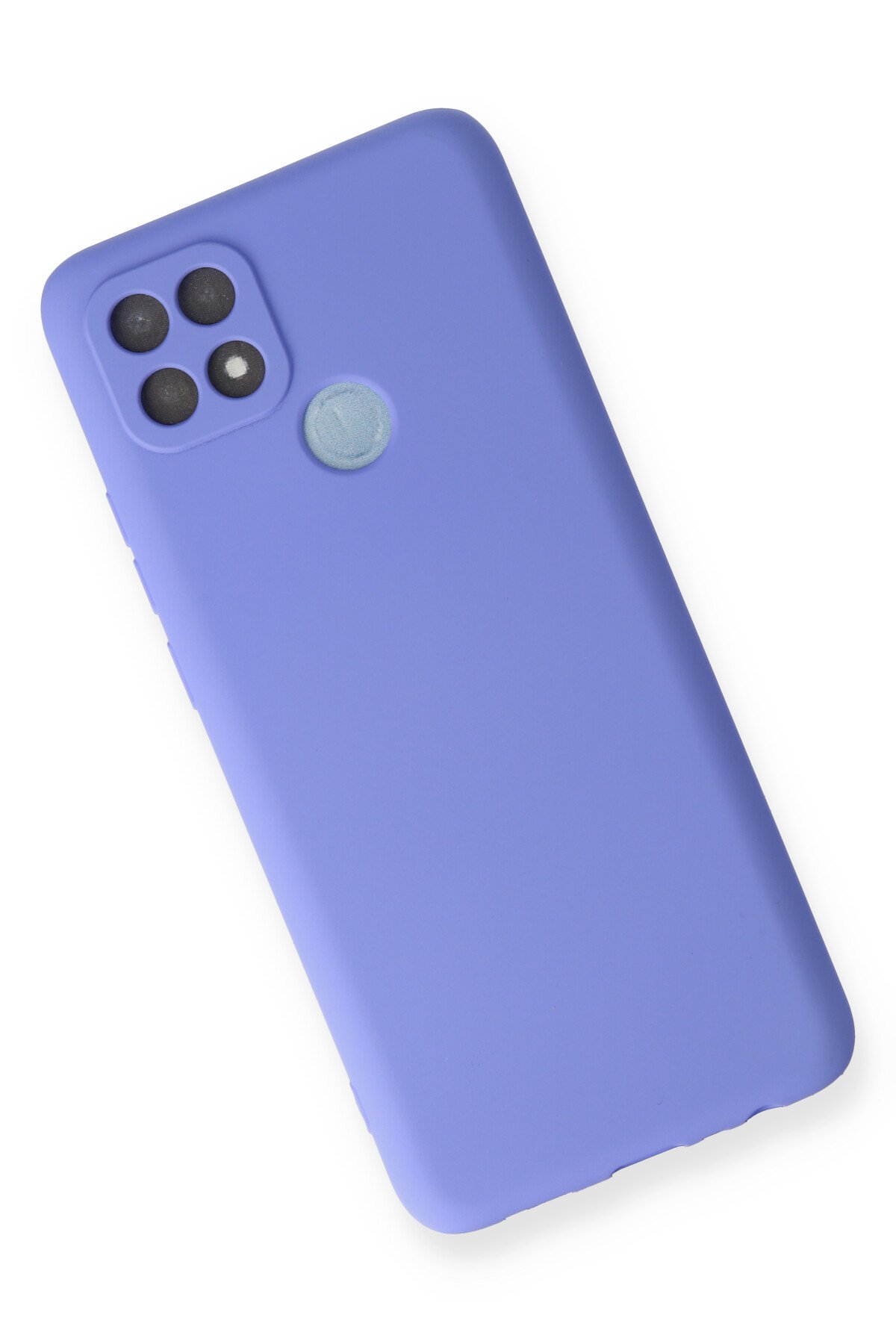 Newface Oppo A15 Kılıf Nano içi Kadife Silikon - Turuncu