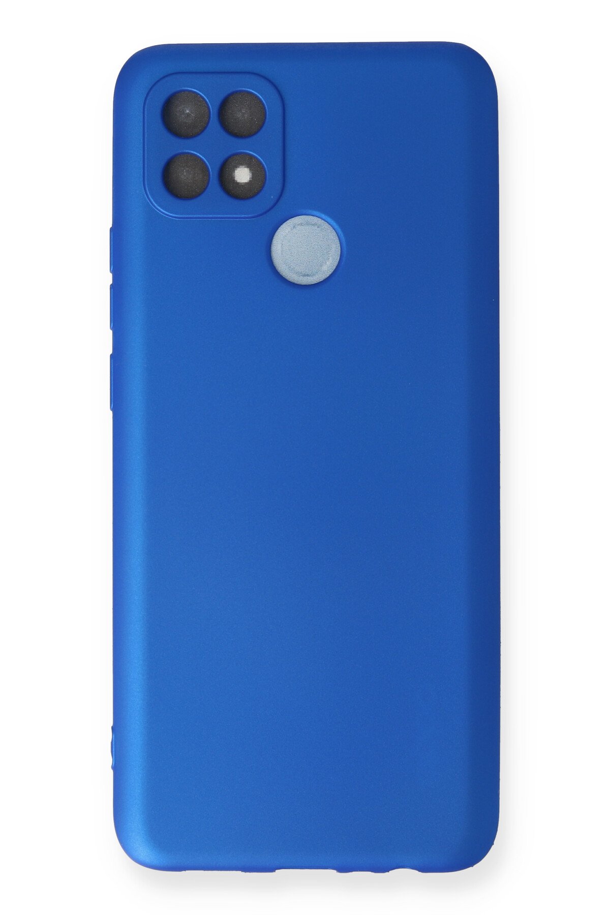 Newface Oppo A15 Kılıf Pars Lens Yüzüklü Silikon - Lacivert