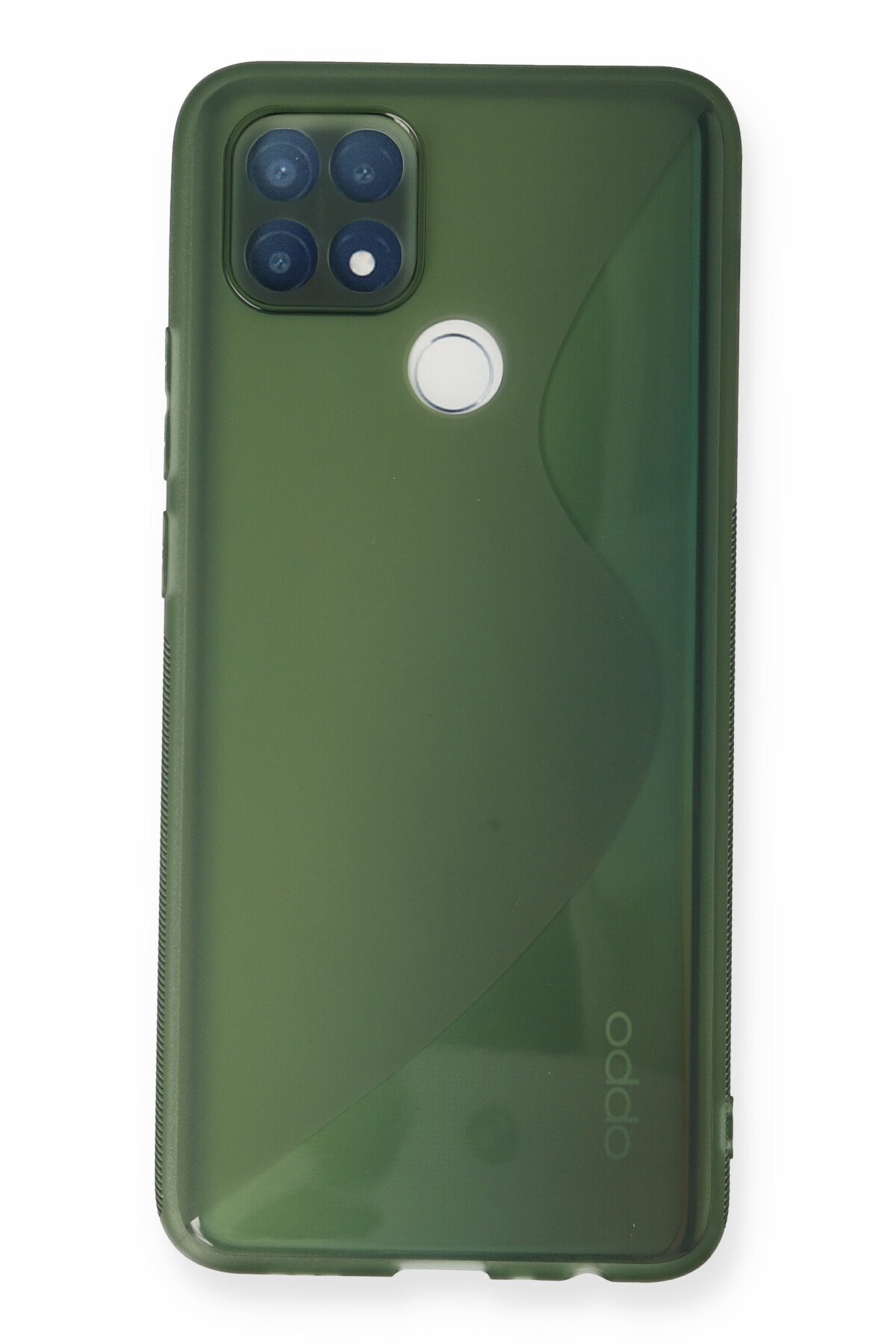 Newface Oppo A15S Kılıf Deluxe 2mm Şeffaf Silikon