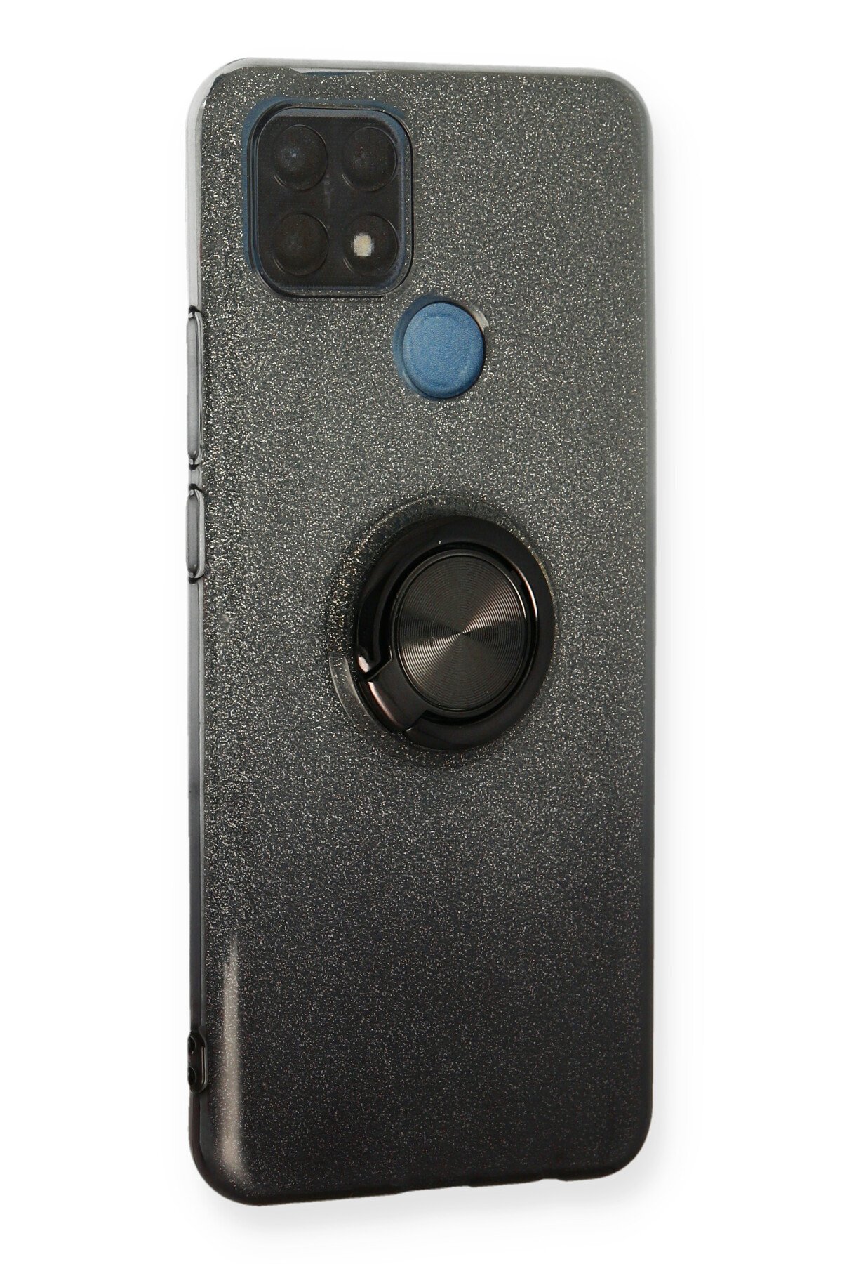 Newface Oppo A15S Kılıf Montreal Silikon Kapak - Siyah