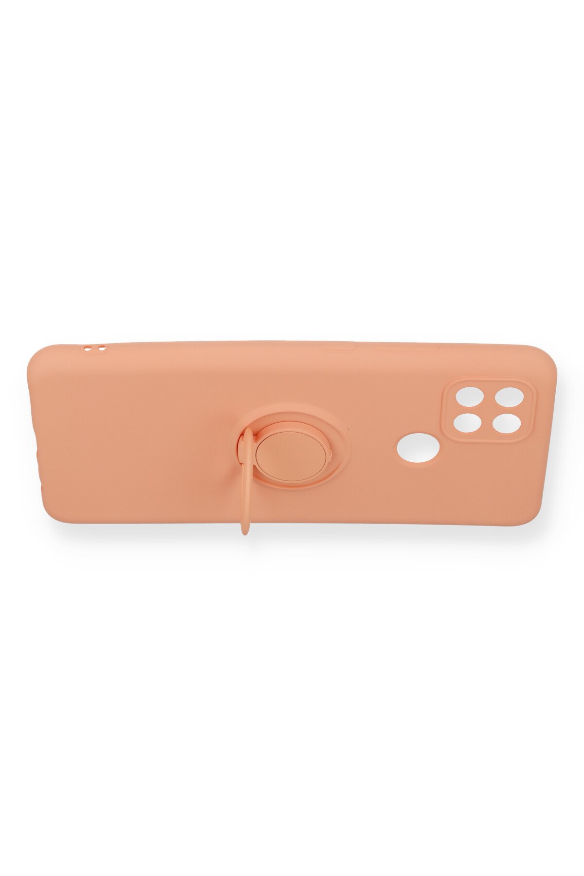 Newface Oppo A15S Kılıf Platin Silikon - Lila