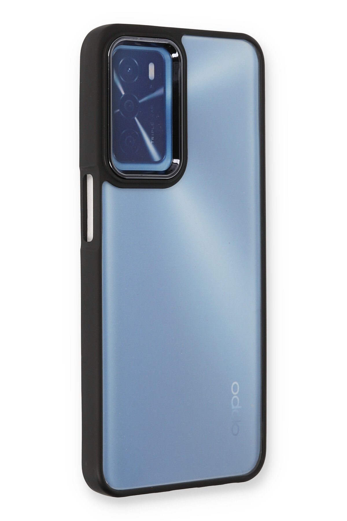 Newface Oppo A16 Kılıf Montreal Yüzüklü Silikon Kapak - Sarı