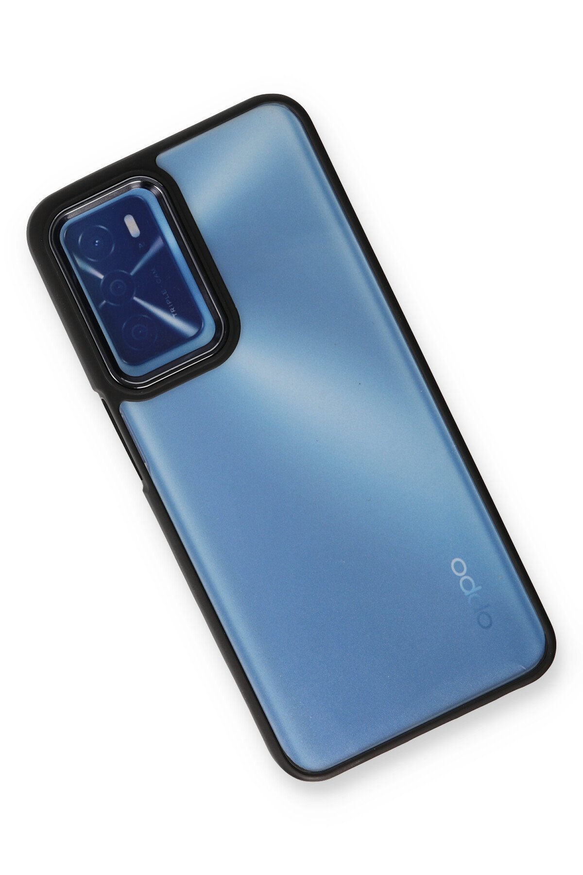 Newface Oppo A16 Kılıf Montreal Yüzüklü Silikon Kapak - Sarı