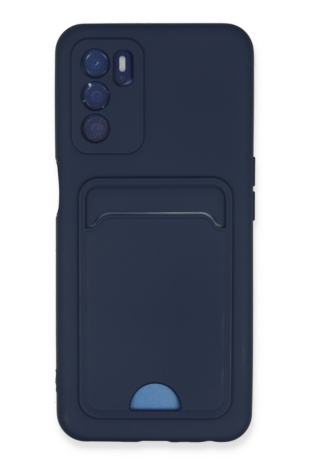 Newface Oppo A16 Kılıf Platin Silikon - Siyah