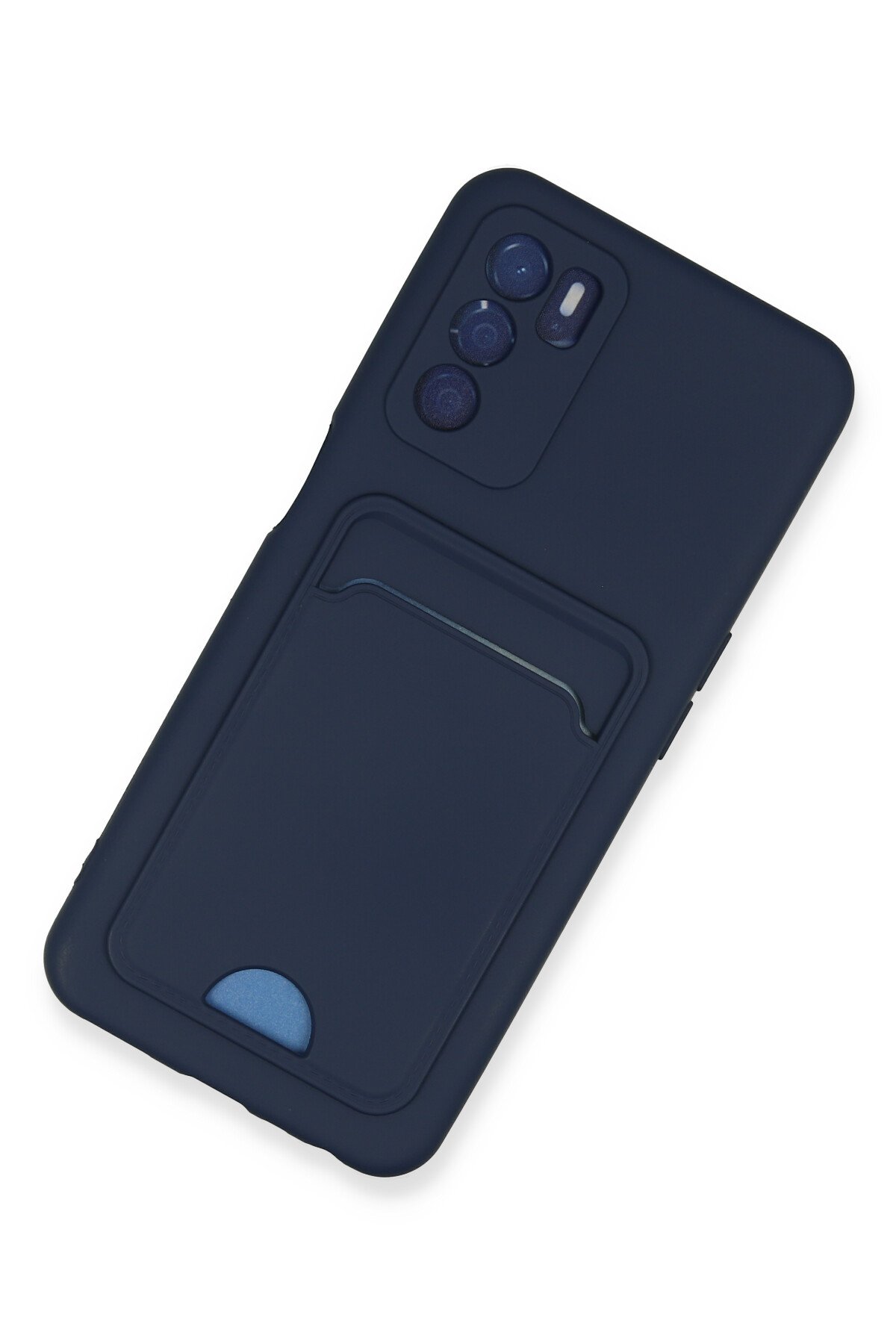 Newface Oppo A16 Kılıf Platin Silikon - Siyah