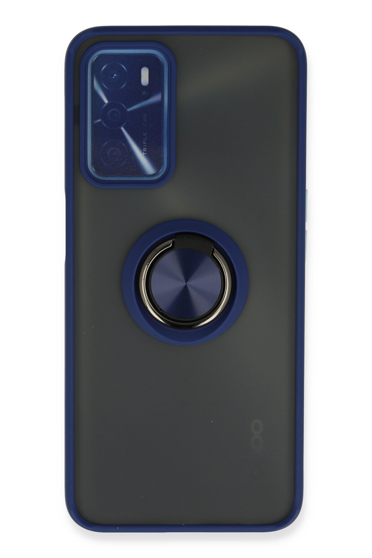 Newface Oppo A16 Kılıf Kelvin Kartvizitli Silikon - Derin Mor