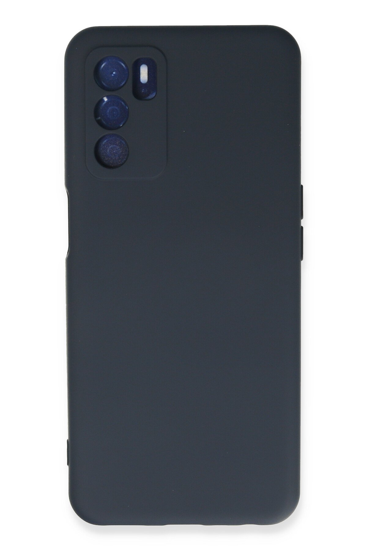 Newface Oppo A16 Kılıf Platin Silikon - Siyah