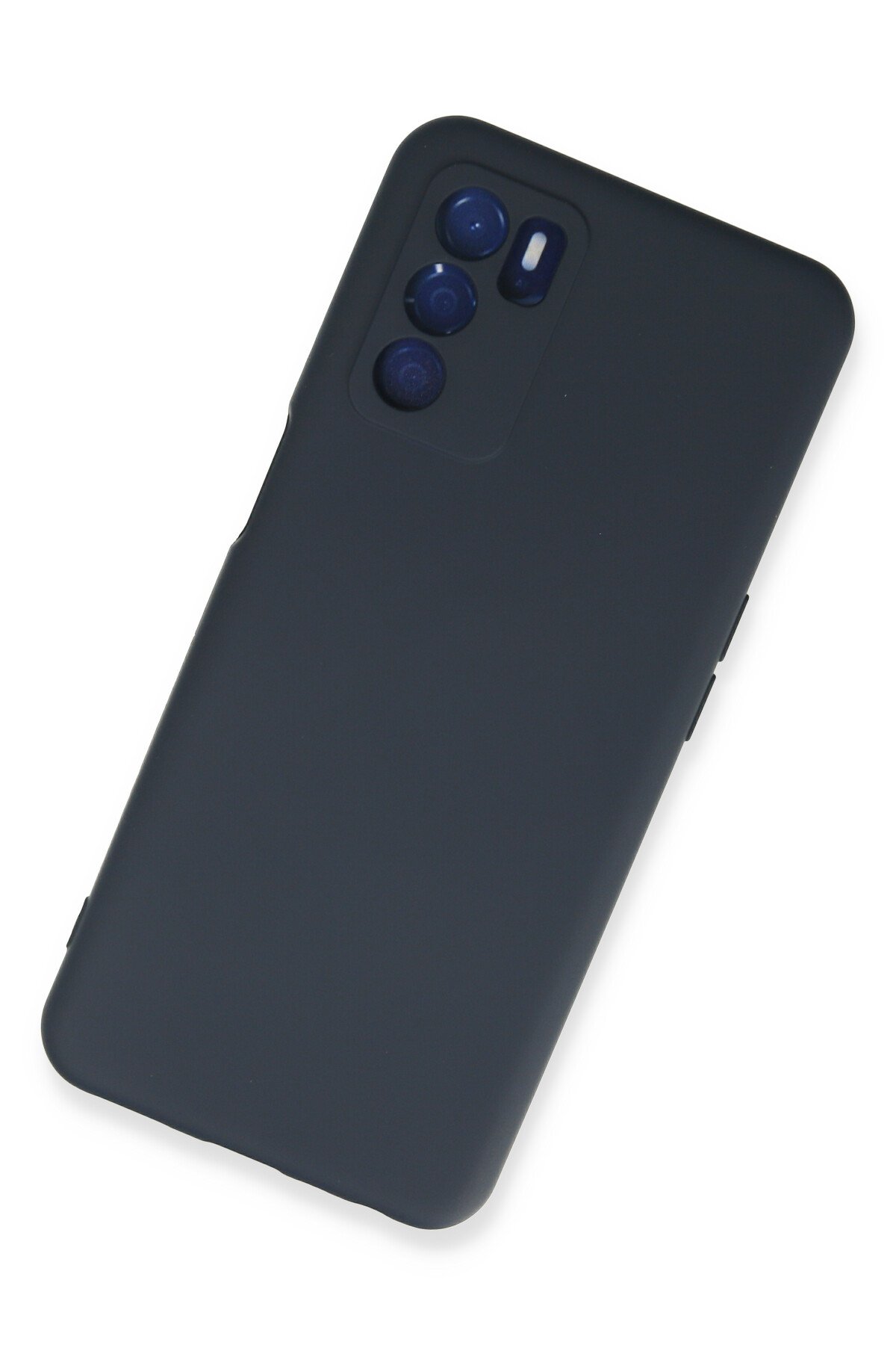 Newface Oppo A16 Kılıf Platin Silikon - Siyah