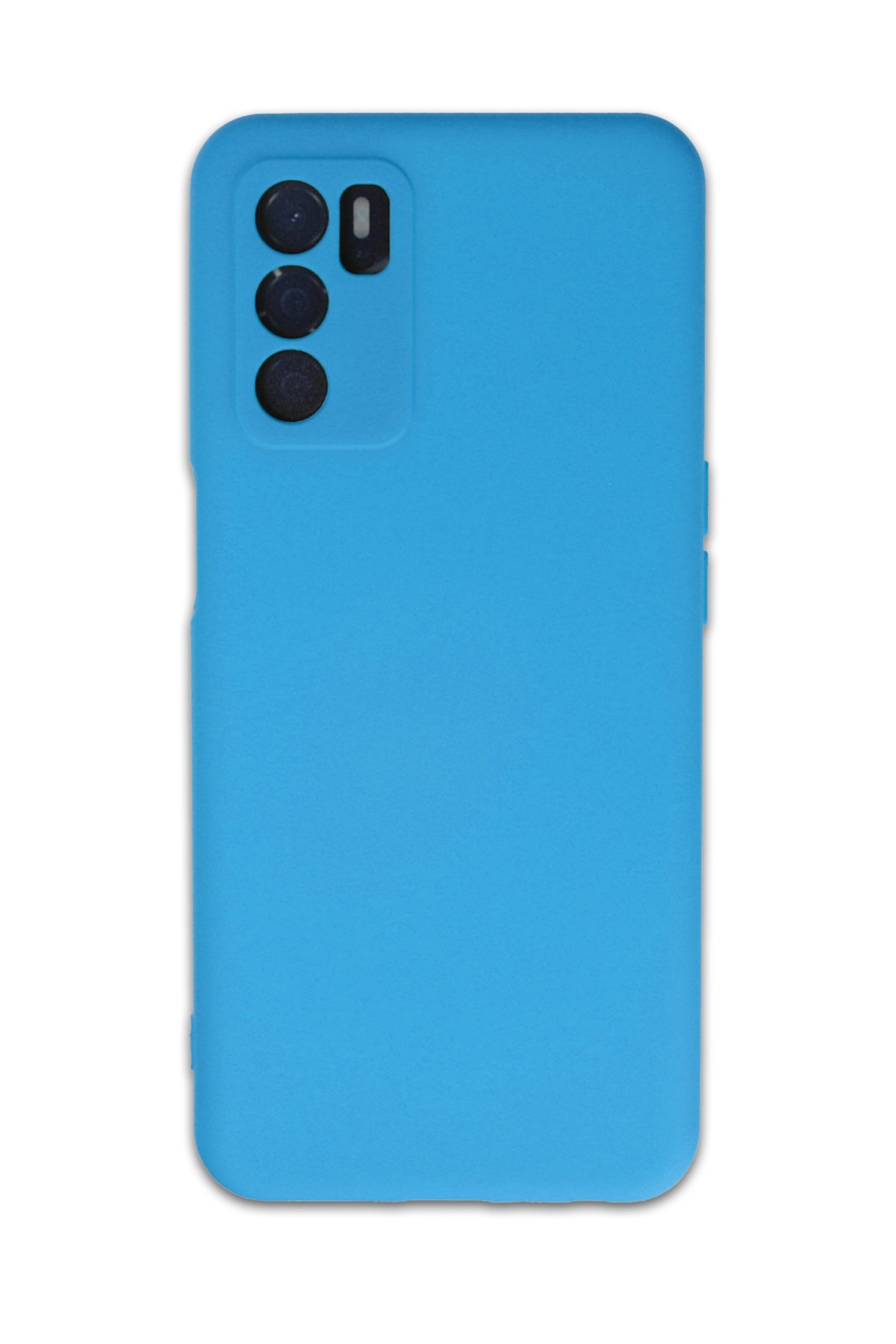 Newface Oppo A16 Kılıf Volet Silikon - Siyah