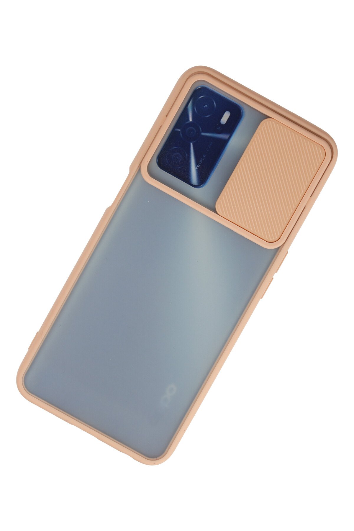 Newface Oppo A16 Kılıf Platin Silikon - Sarı