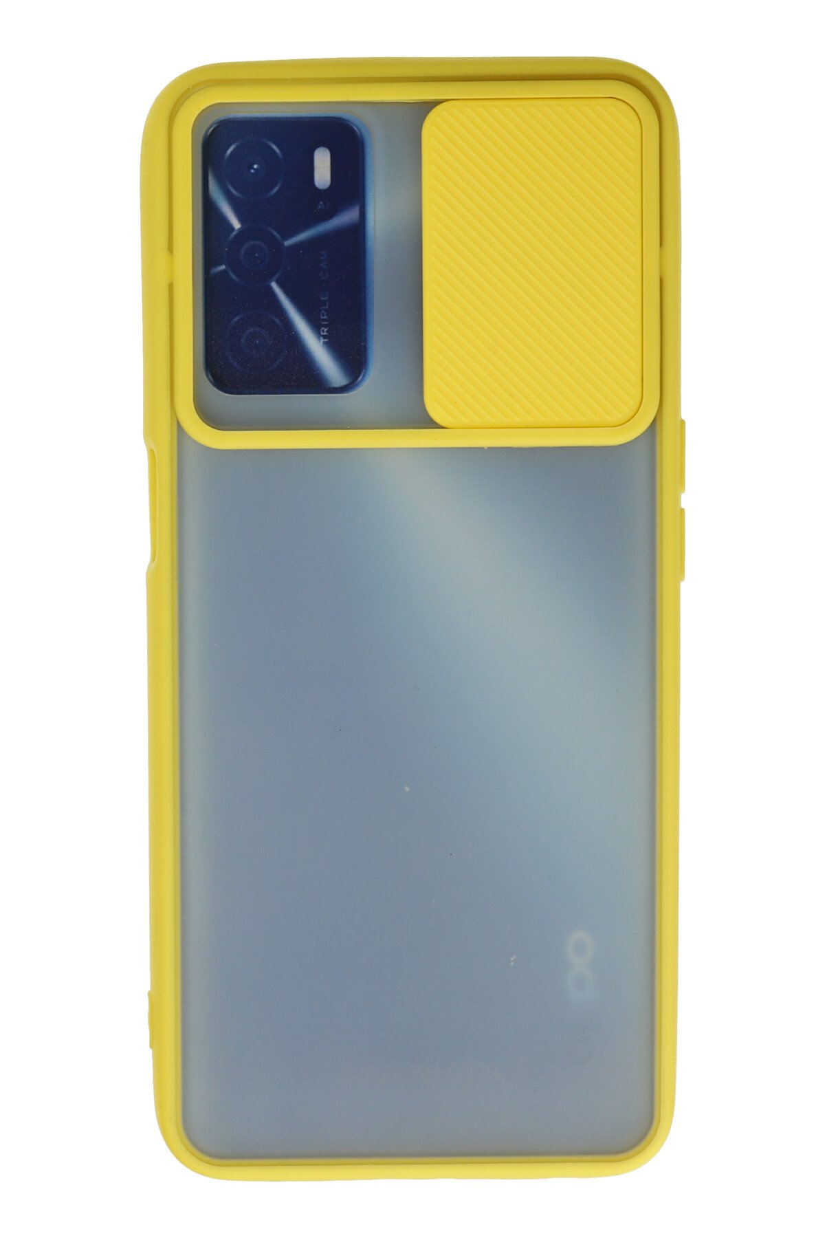Newface Oppo A16 Kılıf Volet Silikon - Siyah