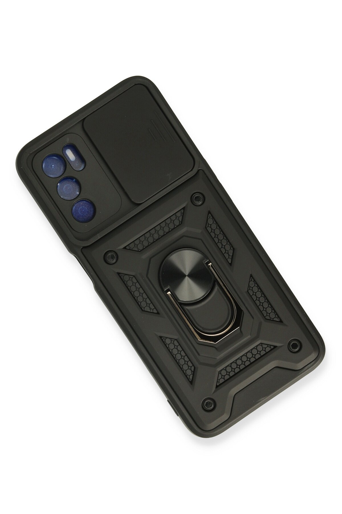 Newface Oppo A16 Kılıf Platin Silikon - Sarı