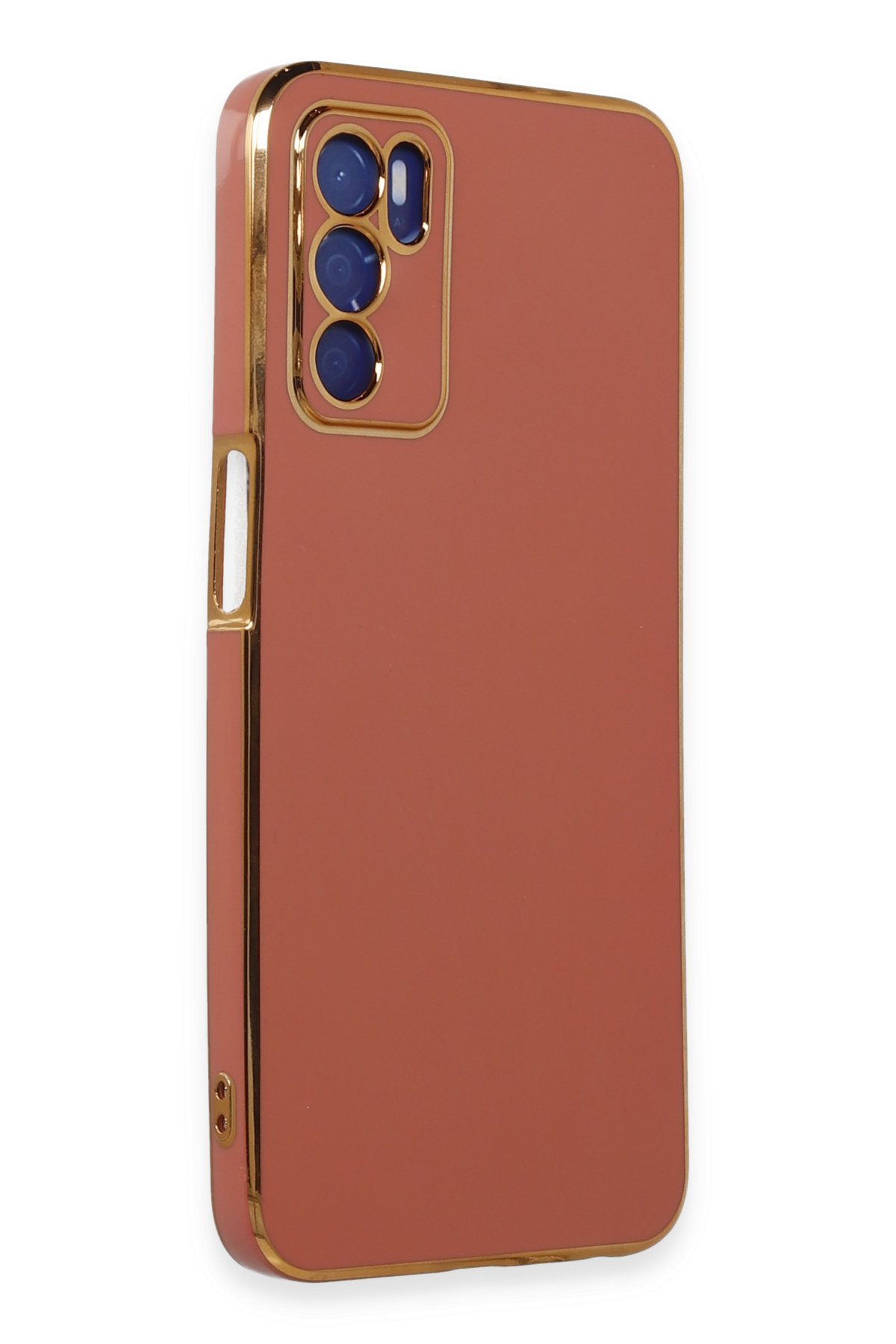 Newface Oppo A16 Kılıf Platin Silikon - Siyah