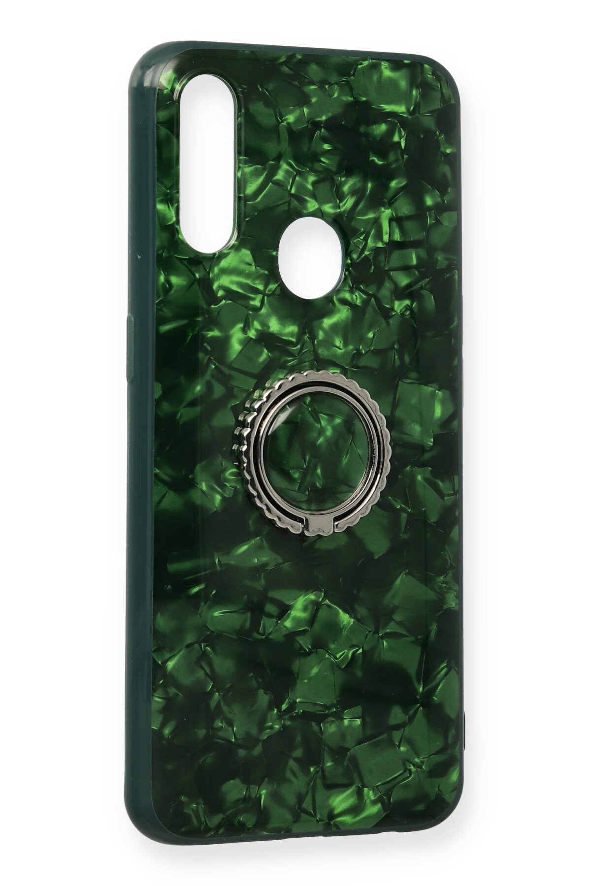 Newface Oppo A31 Kılıf Viktor Yüzüklü Silikon - Siyah