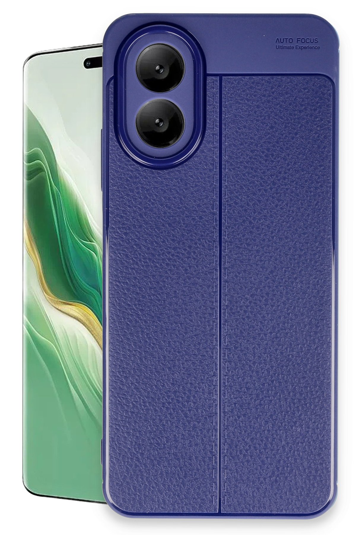 Newface Oppo A38 Kılıf Nano içi Kadife Silikon - Siyah