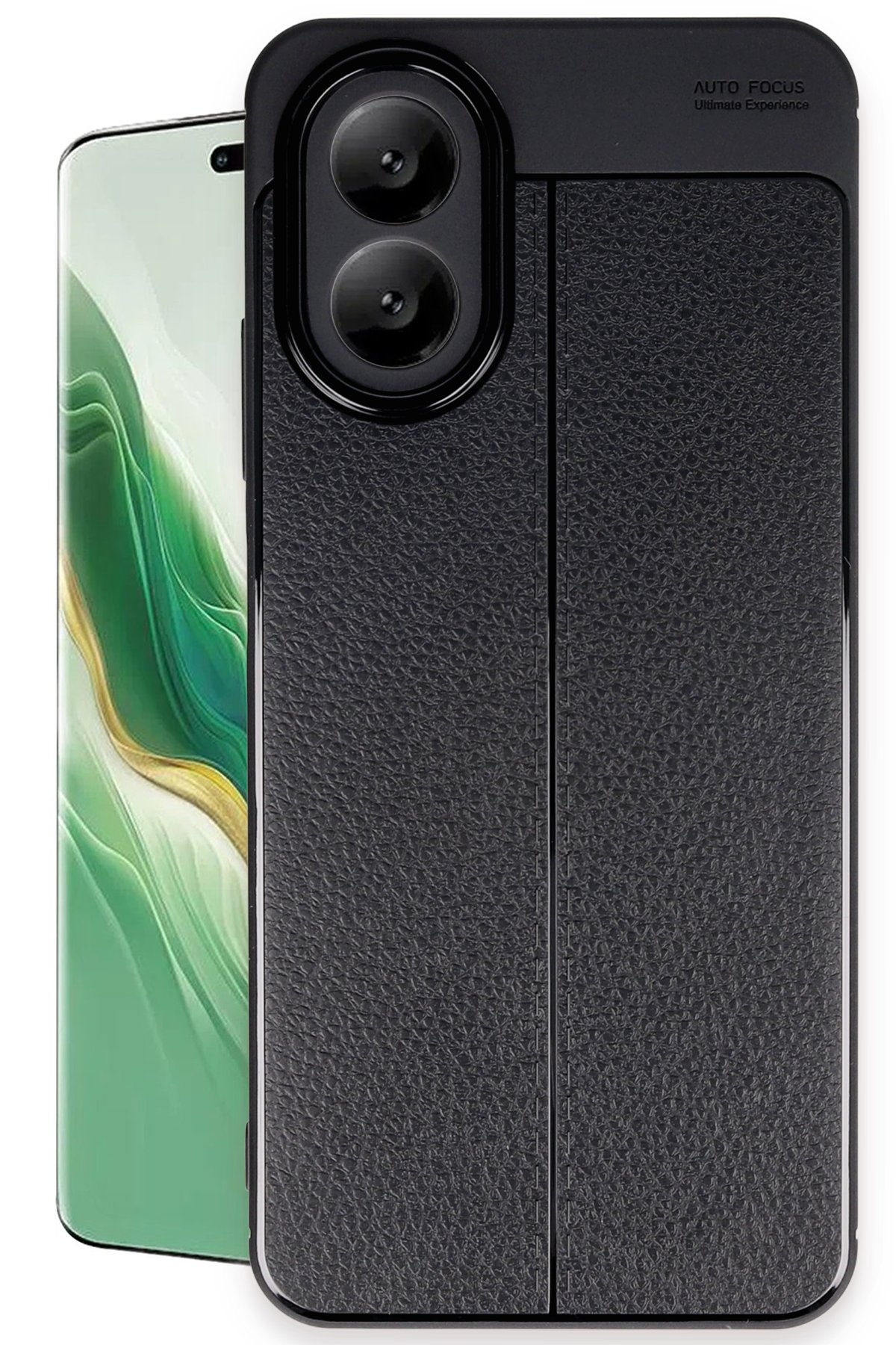 Newface Oppo A38 Kılıf Nano içi Kadife Silikon - Gri