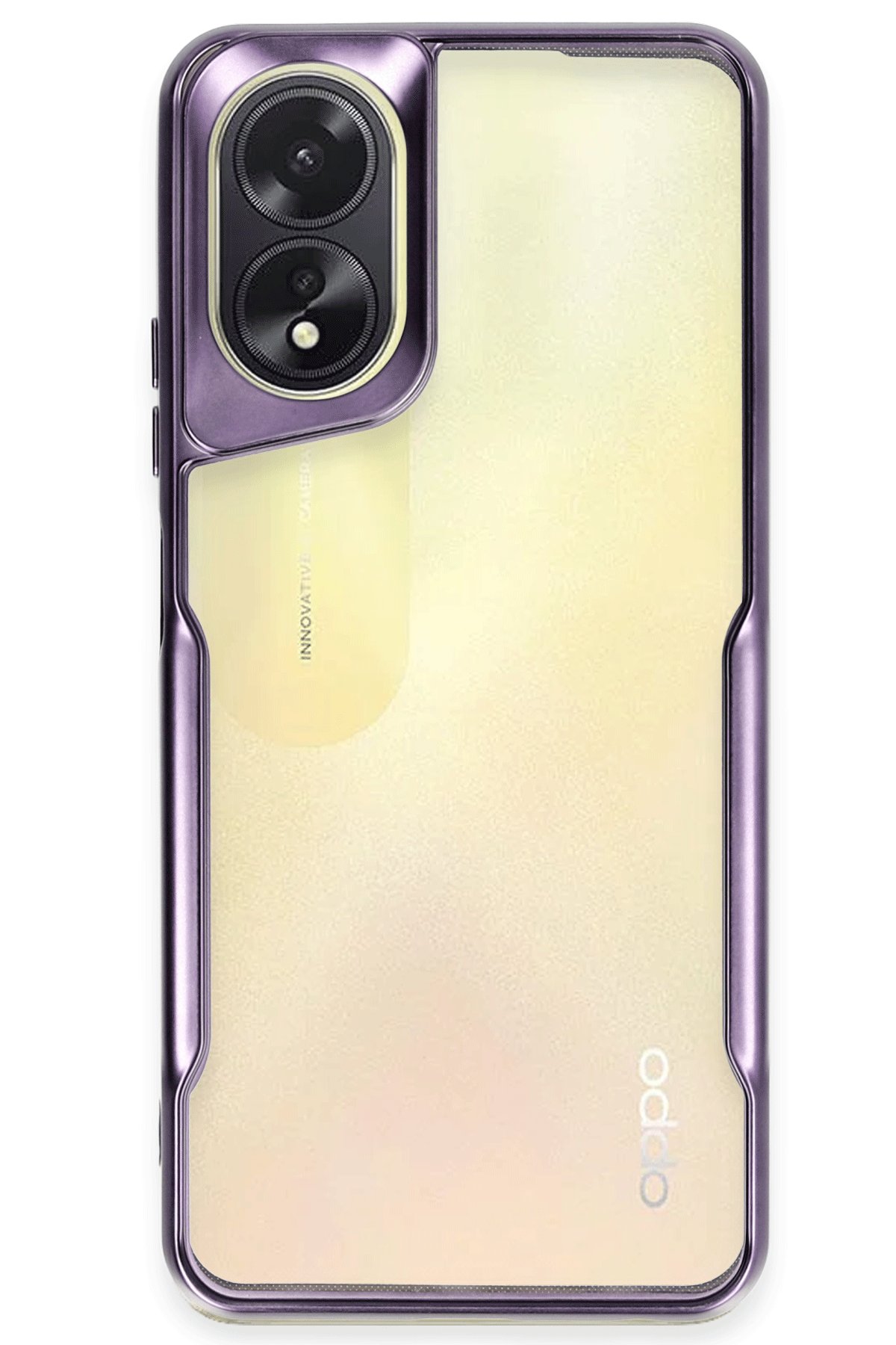 Newface Oppo A38 Kılıf Aras Deri Kapak - Siyah