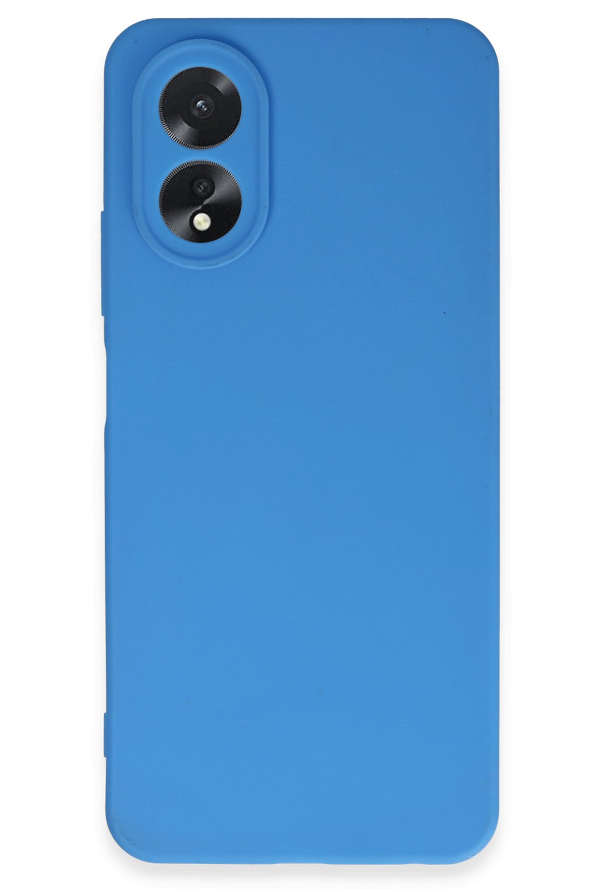 Newface Oppo A38 Kılıf Boyi Silikon Kapak - Gümüş