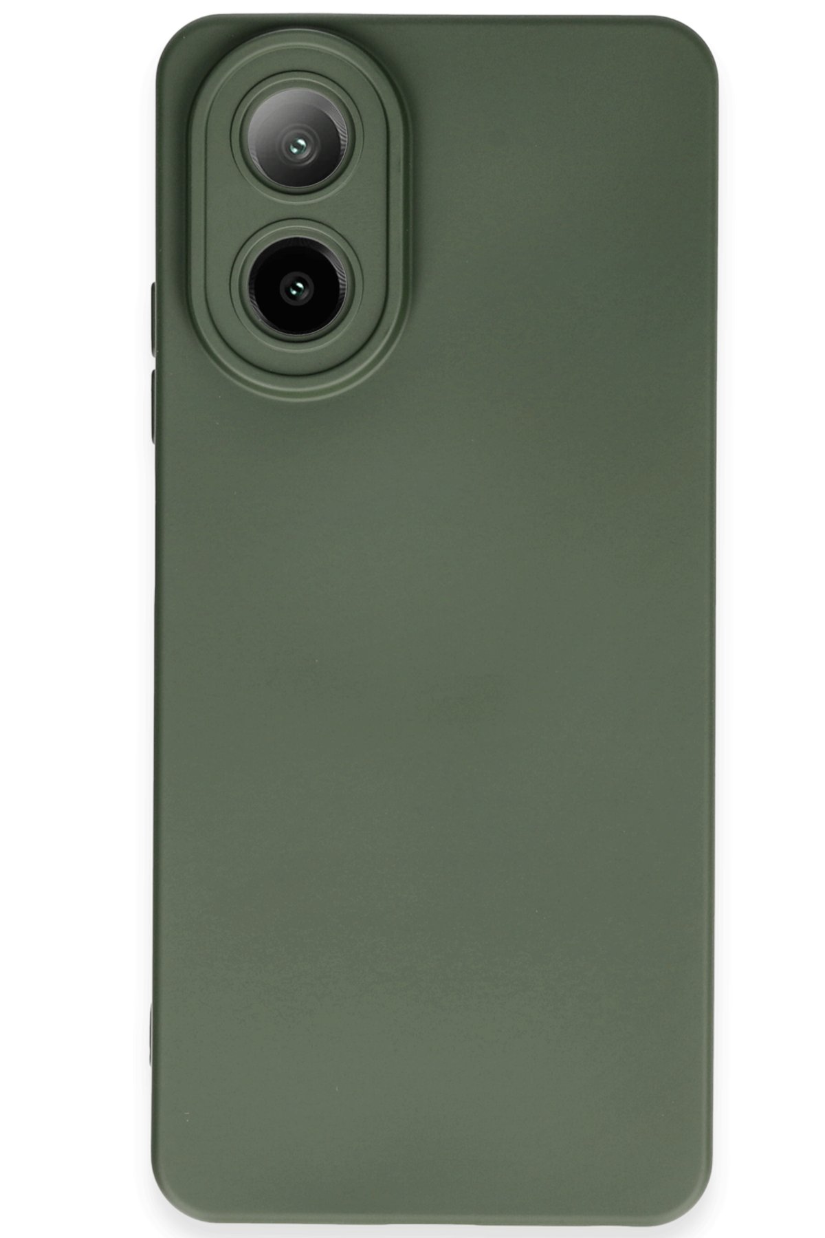 Newface Oppo A38 Kılıf Nano içi Kadife Silikon - Koyu Yeşil