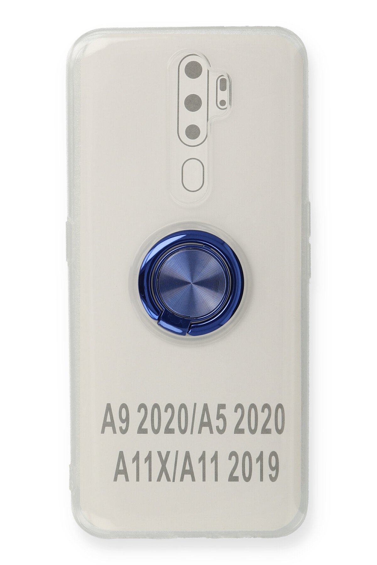 Newface Oppo A5 2020 Kılıf Loop Deri Silikon - Lacivert