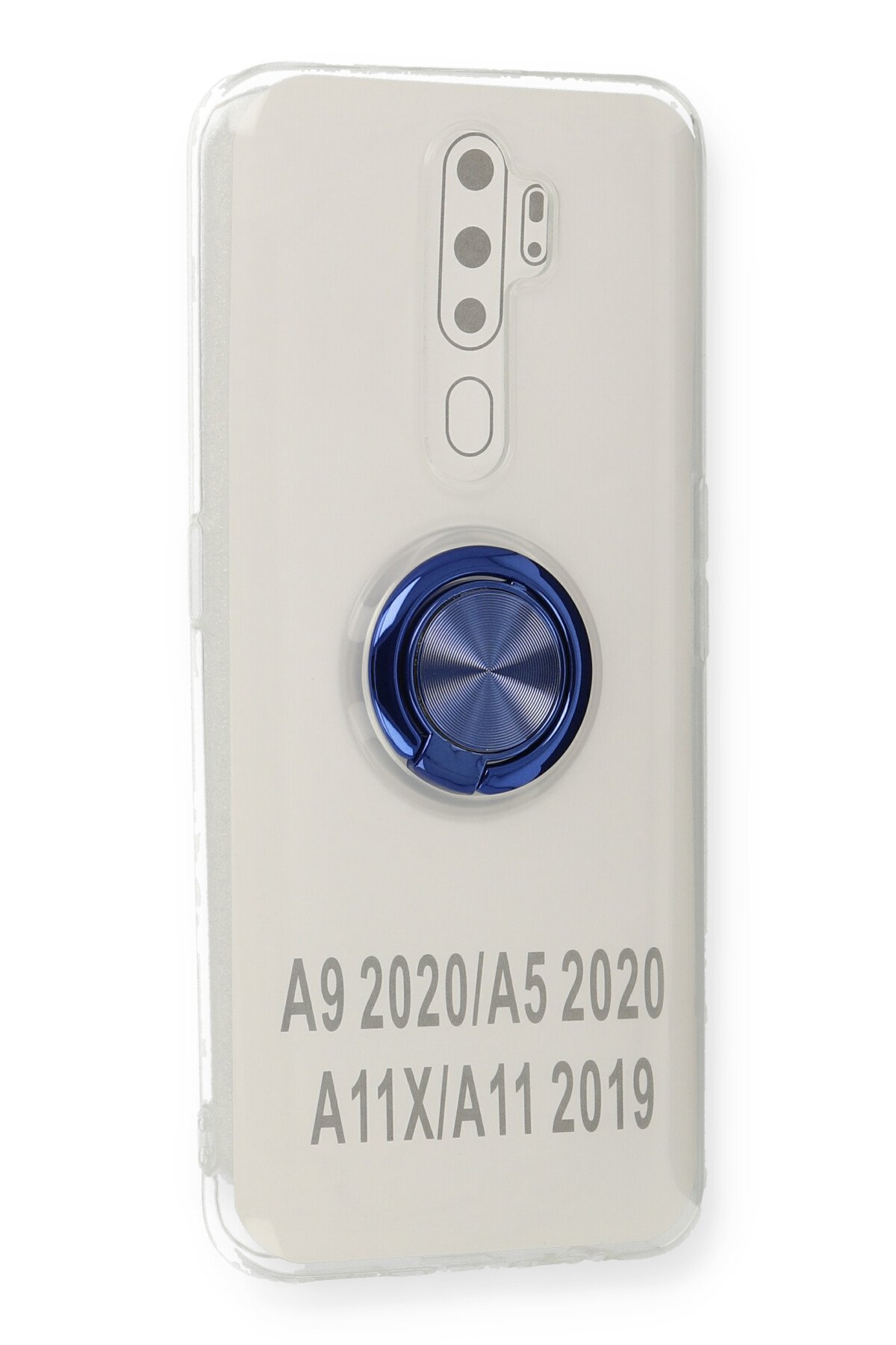 Newface Oppo A5 2020 Kılıf Loop Deri Silikon - Lacivert