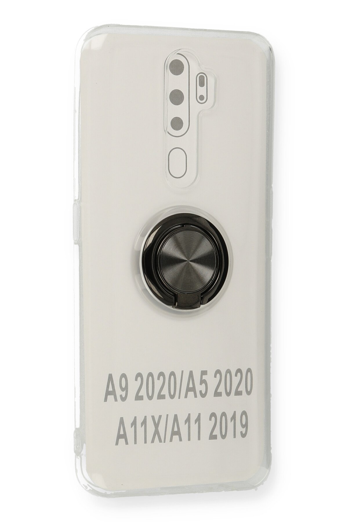 Newface Oppo A5 2020 Kılıf Loop Deri Silikon - Kırmızı