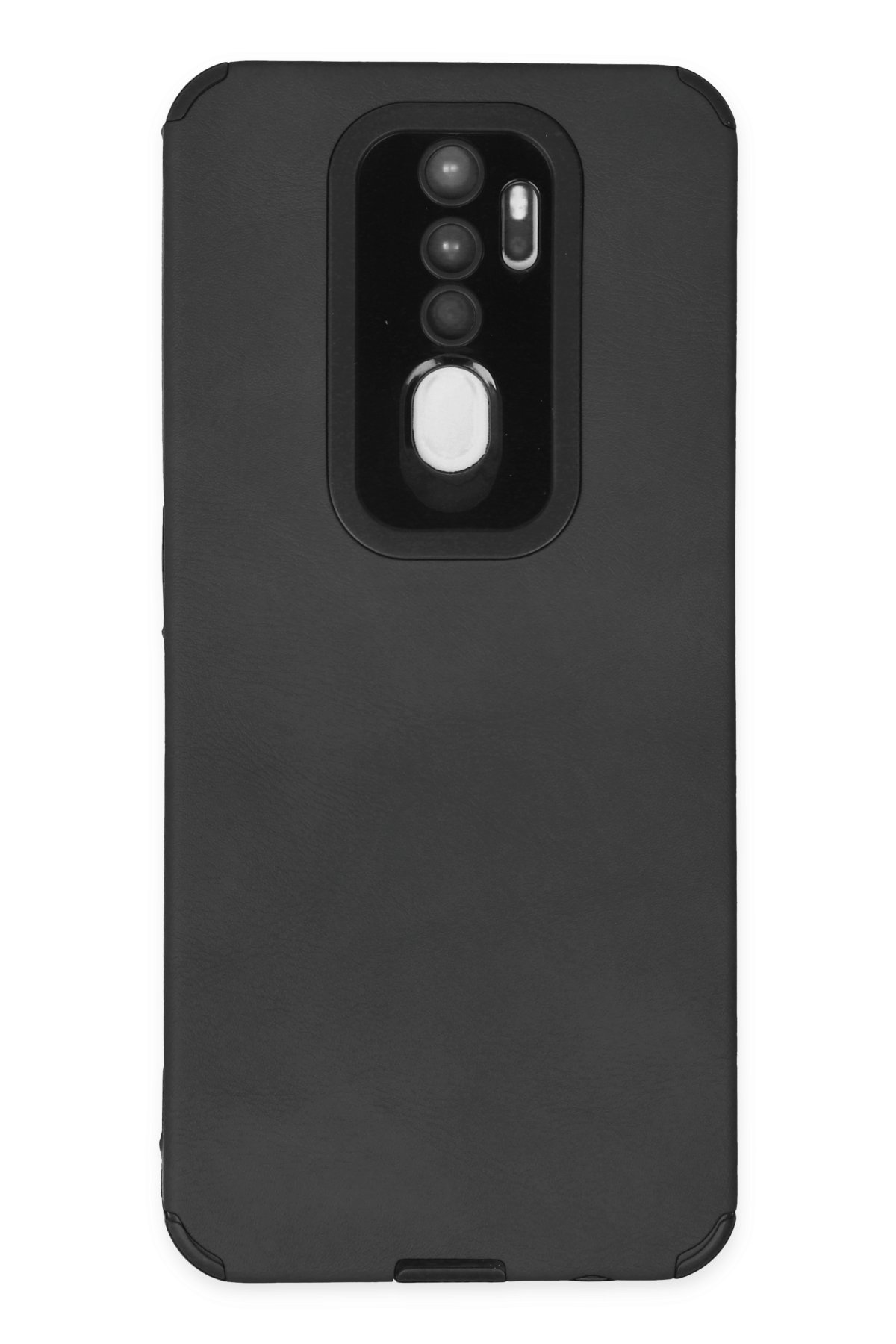 Newface Oppo A5 2020 Kılıf Loop Deri Silikon - Kahverengi