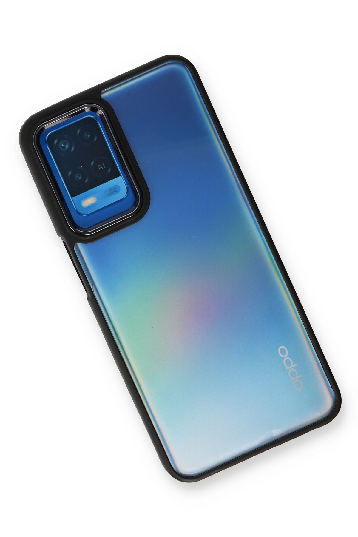 Newface Oppo A54 4G Kılıf Color Lens Silikon - Lacivert