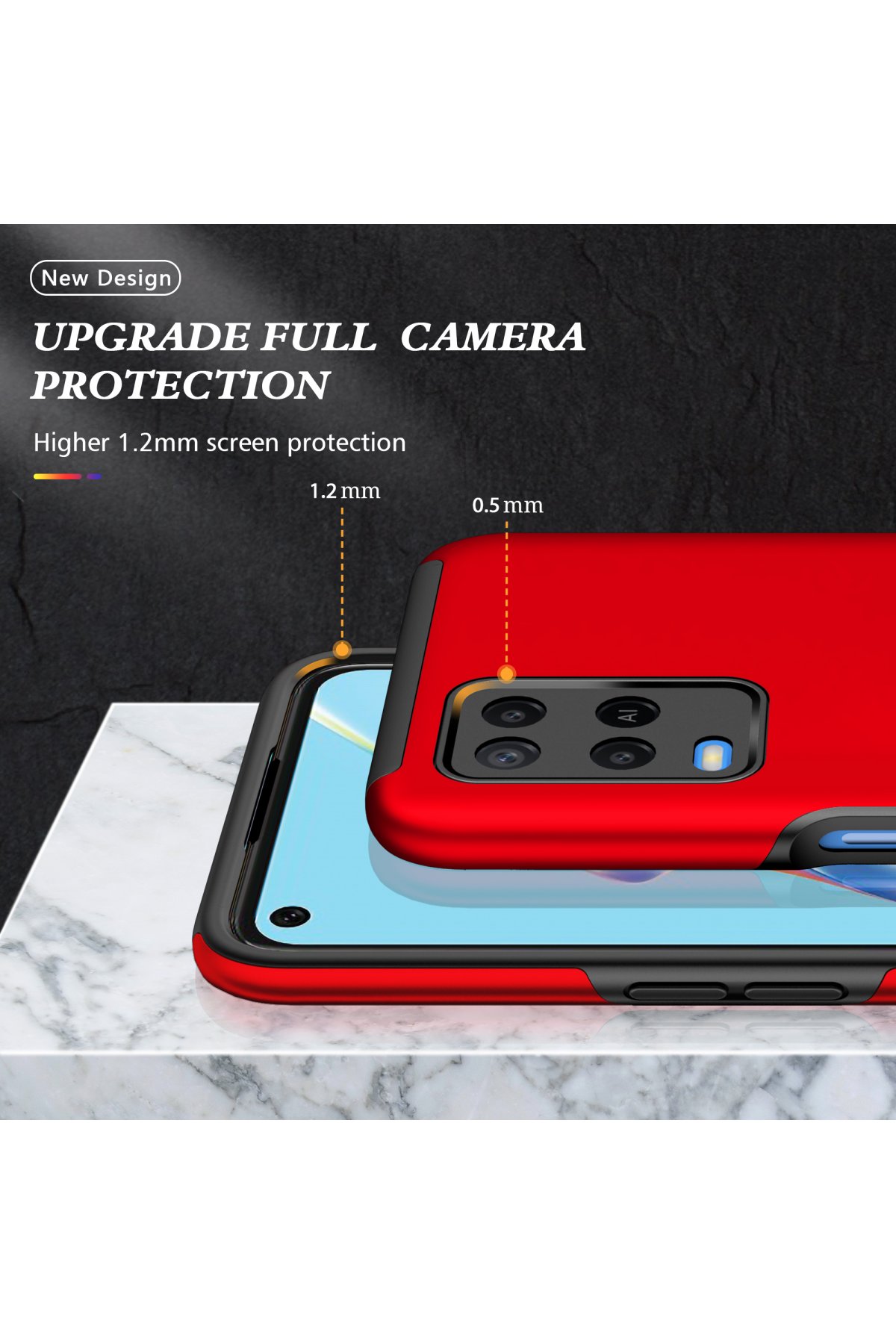 Newface Oppo A54 4G Kılıf Deluxe 2mm Şeffaf Silikon - Şeffaf